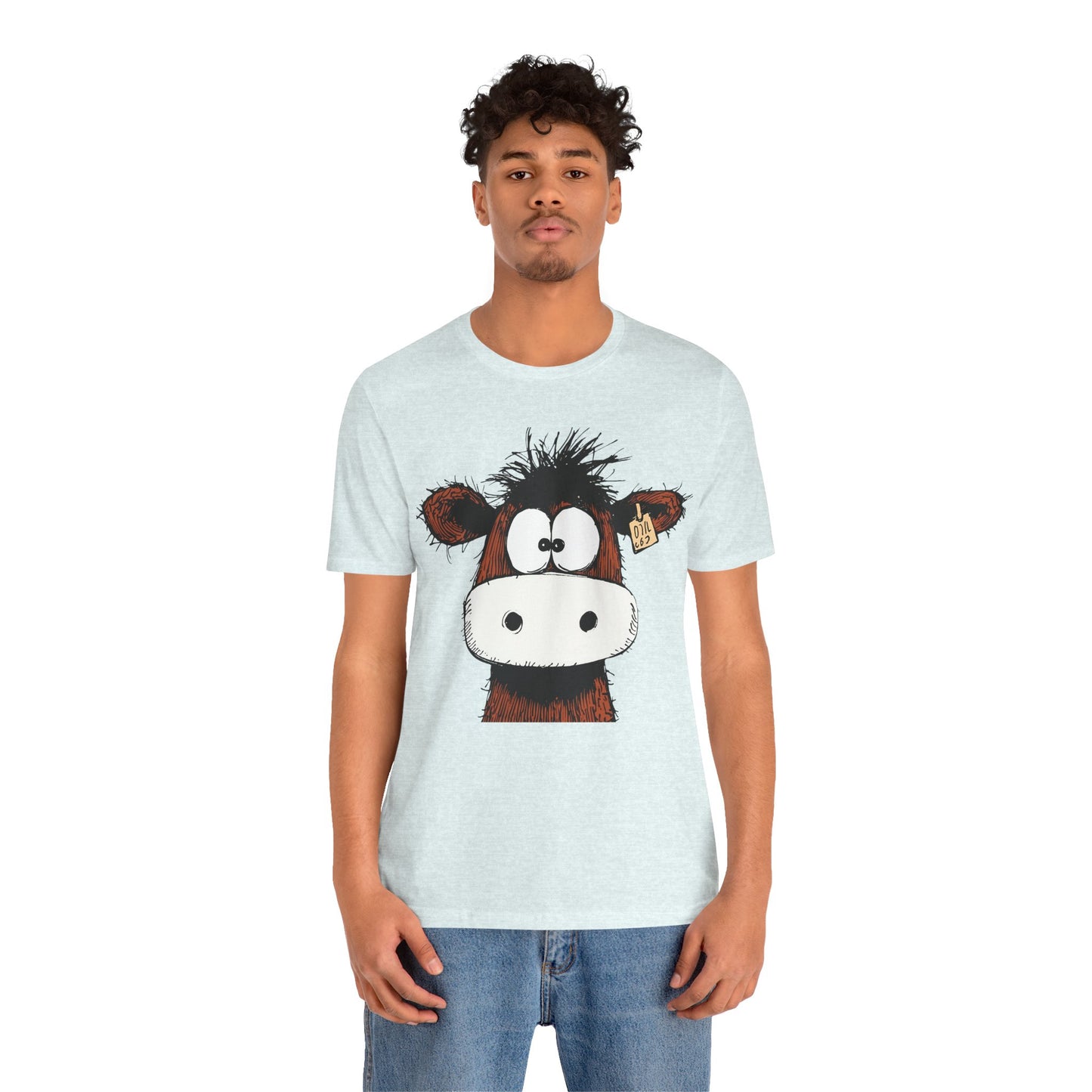 Funny Cow Graphic Tee - Unisex Jersey Short Sleeve T-Shirt