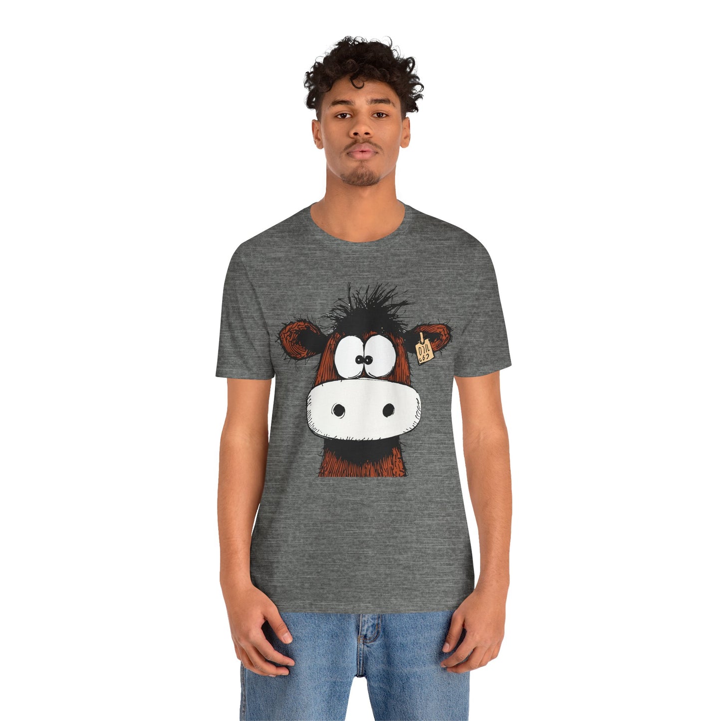 Funny Cow Graphic Tee - Unisex Jersey Short Sleeve T-Shirt