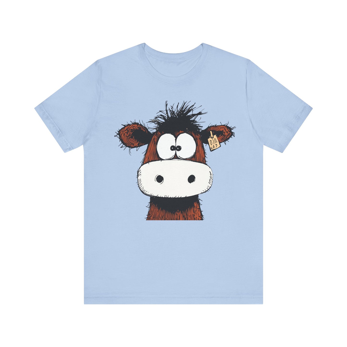 Funny Cow Graphic Tee - Unisex Jersey Short Sleeve T-Shirt