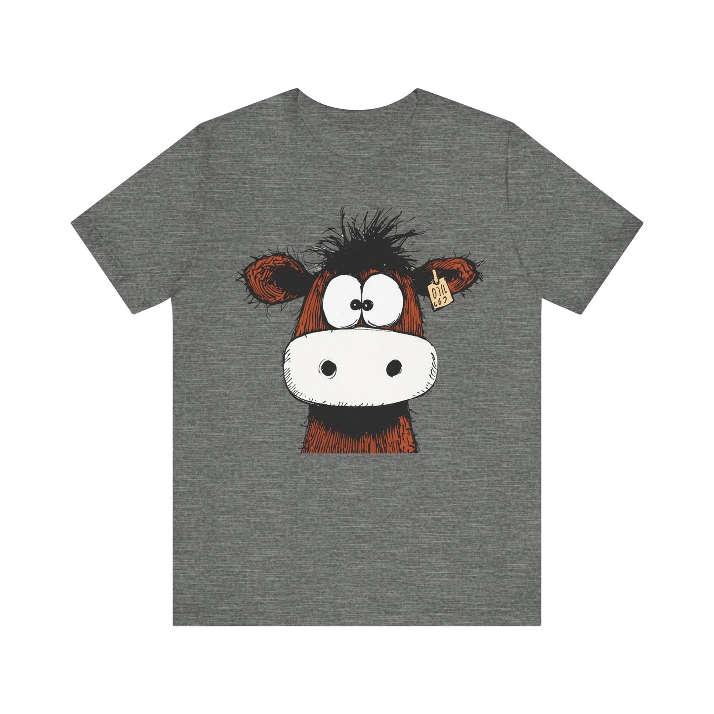 Funny Cow Graphic Tee - Unisex Jersey Short Sleeve T-Shirt