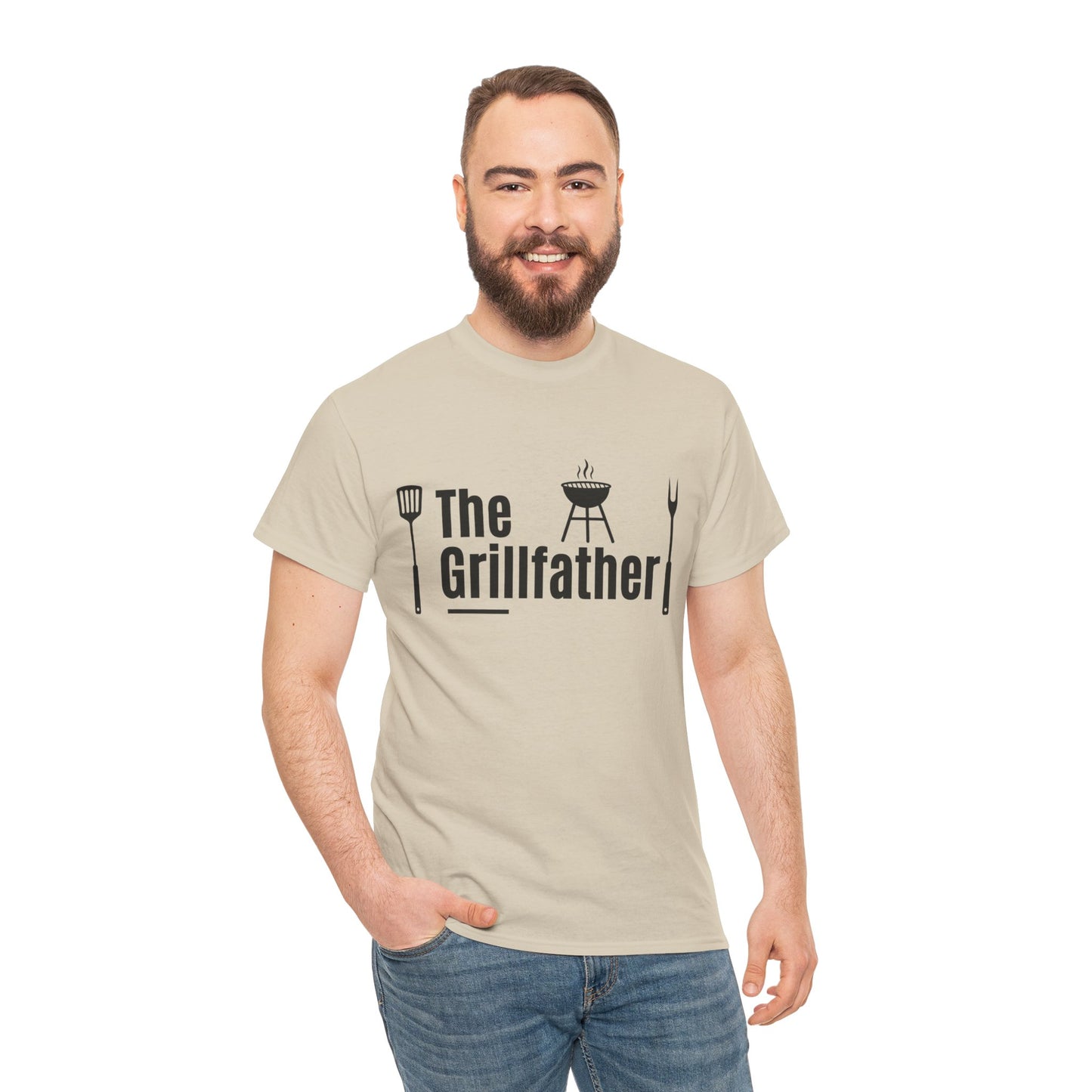 T-Shirt The Grillfather - Perfect Gift for BBQ Lovers, Fathers Day, Dad