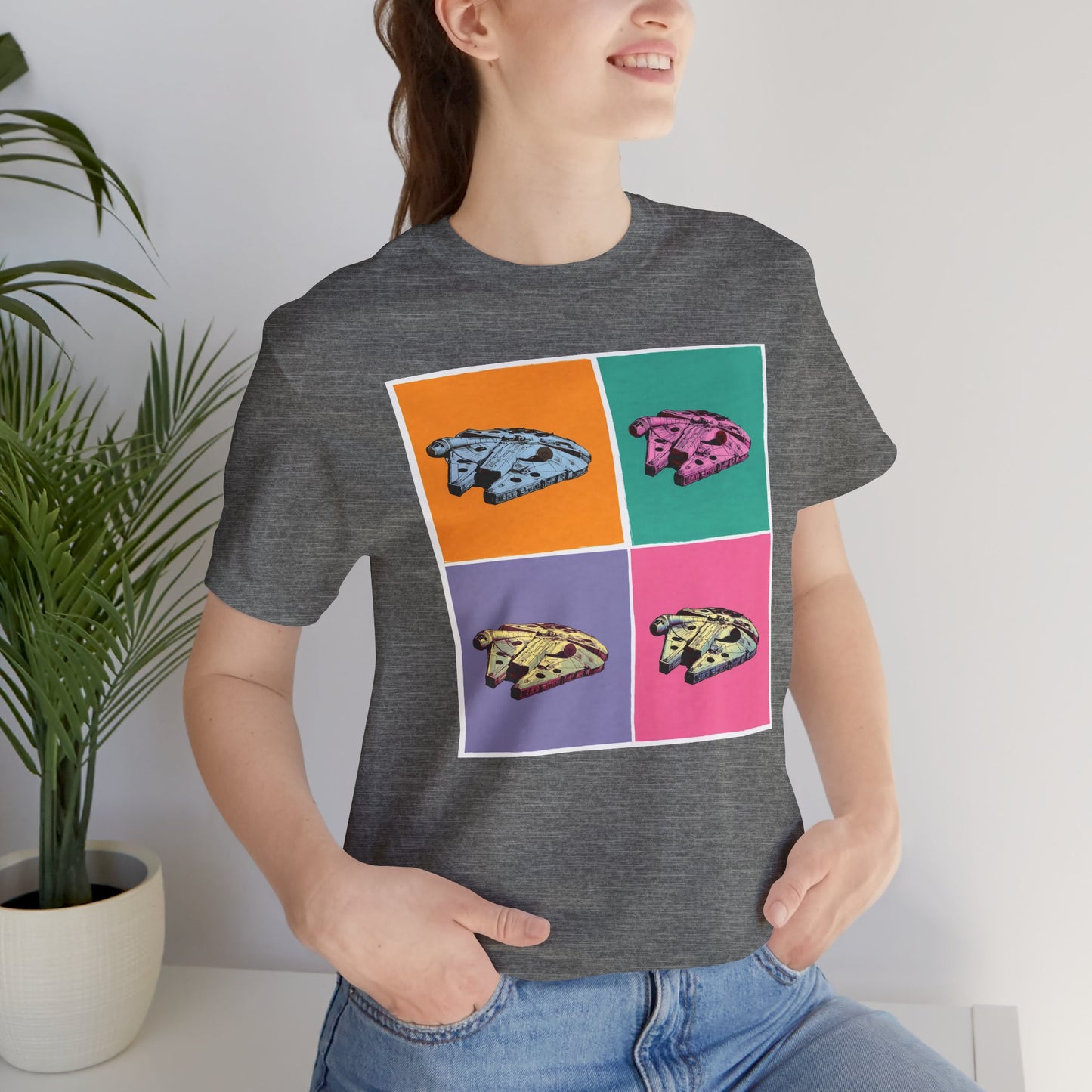 MILLENEUM FALCON - POP ART -T
