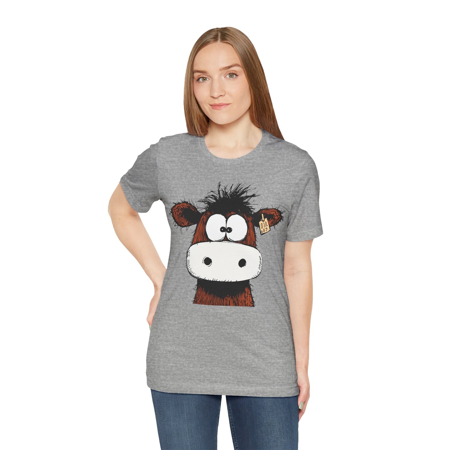 Funny Cow Graphic Tee - Unisex Jersey Short Sleeve T-Shirt