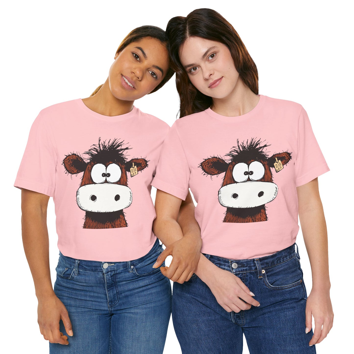 Funny Cow Graphic Tee - Unisex Jersey Short Sleeve T-Shirt