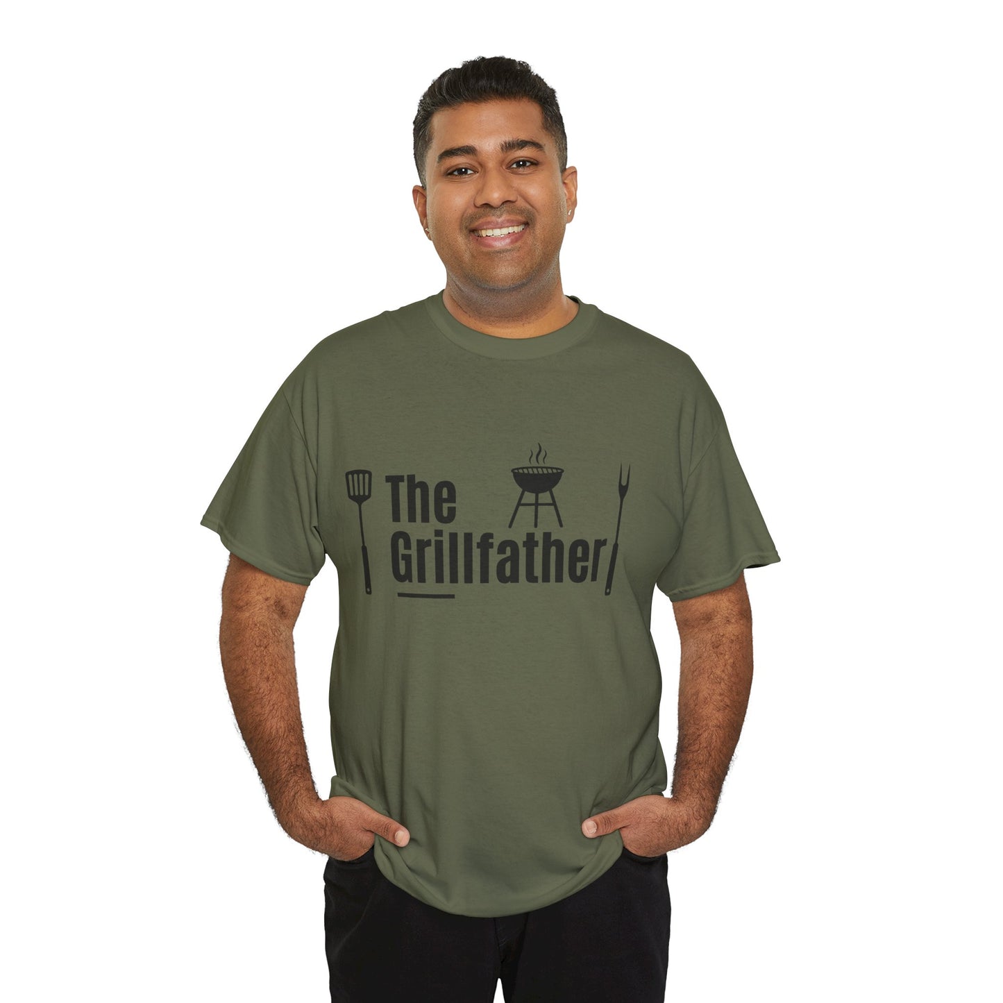 T-Shirt The Grillfather - Perfect Gift for BBQ Lovers, Fathers Day, Dad
