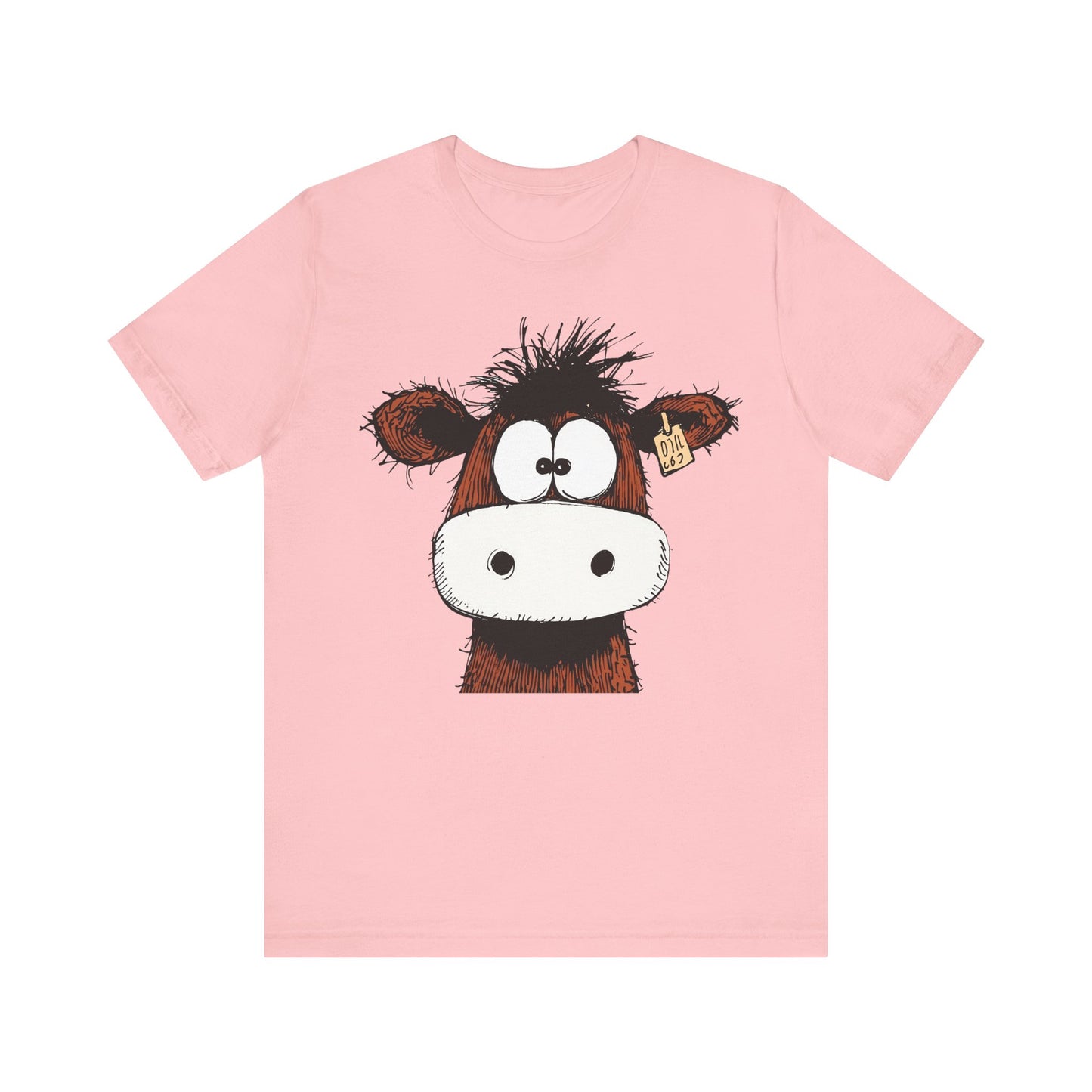 Funny Cow Graphic Tee - Unisex Jersey Short Sleeve T-Shirt