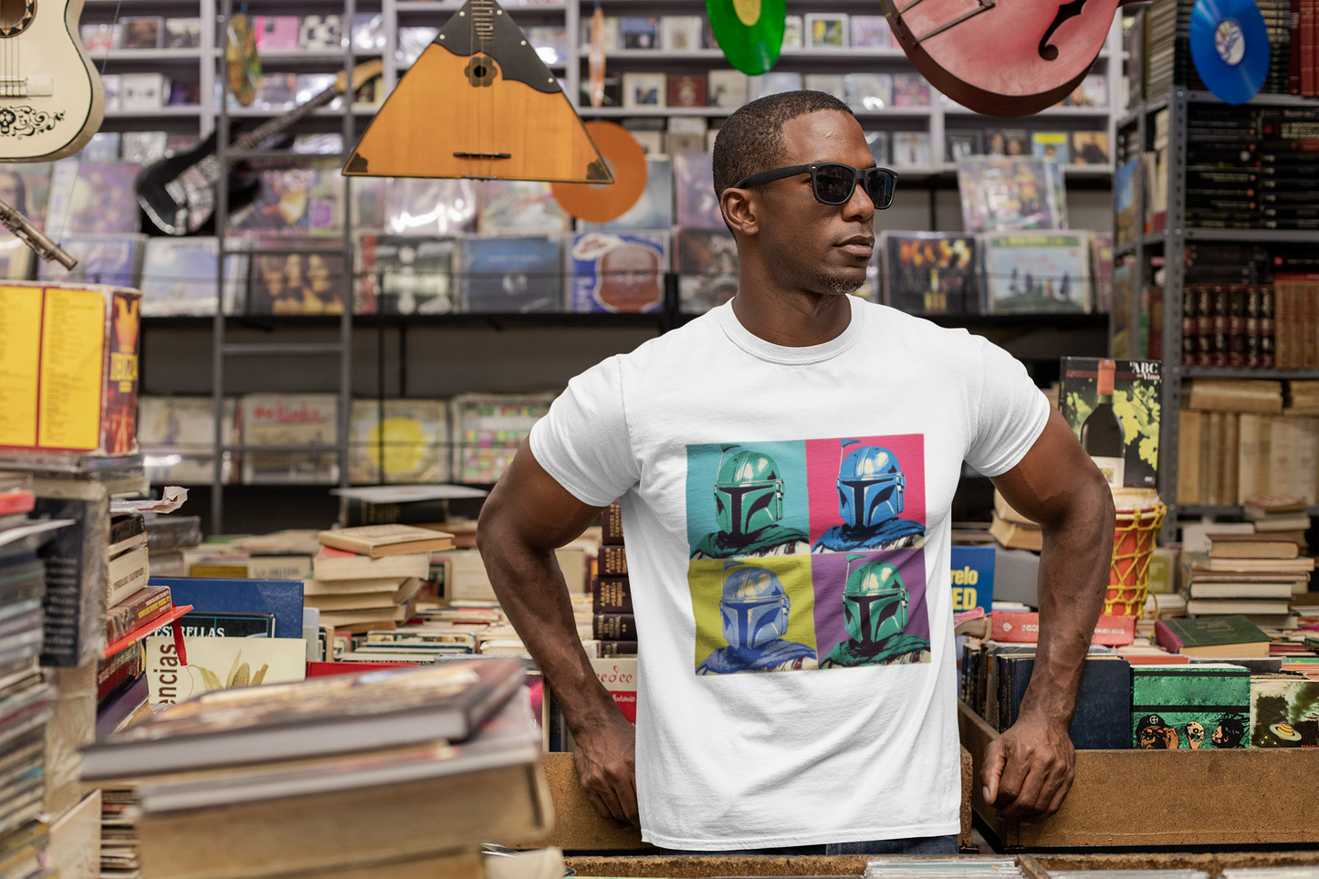 Mandalorian Pop Art Tee - Unisex Graphic T-Shirt
