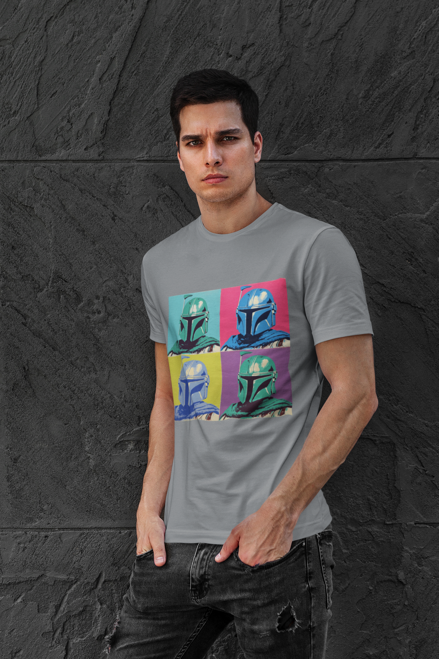 Mandalorian Pop Art Tee - Unisex Graphic T-Shirt