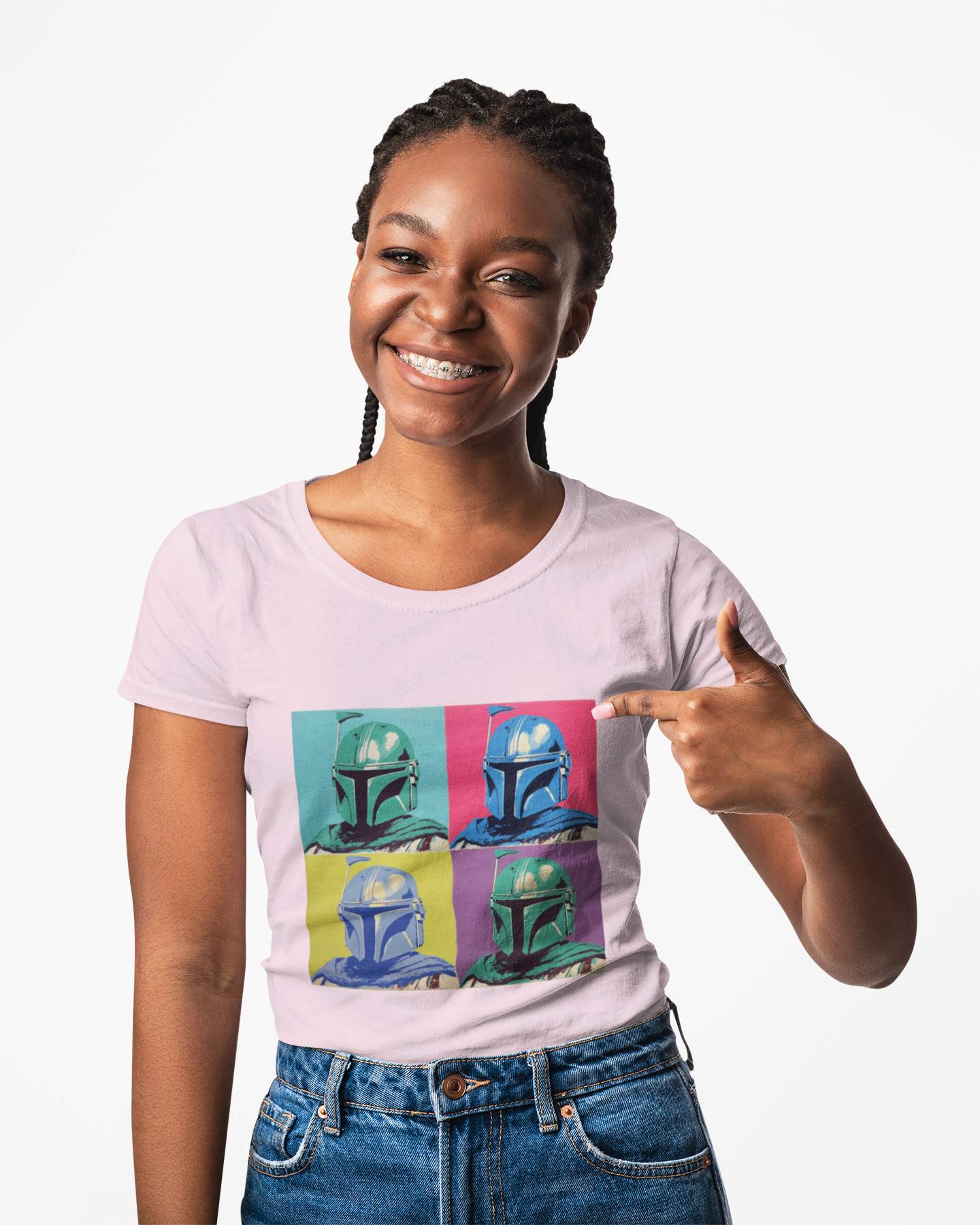 Mandalorian Pop Art Tee - Unisex Graphic T-Shirt