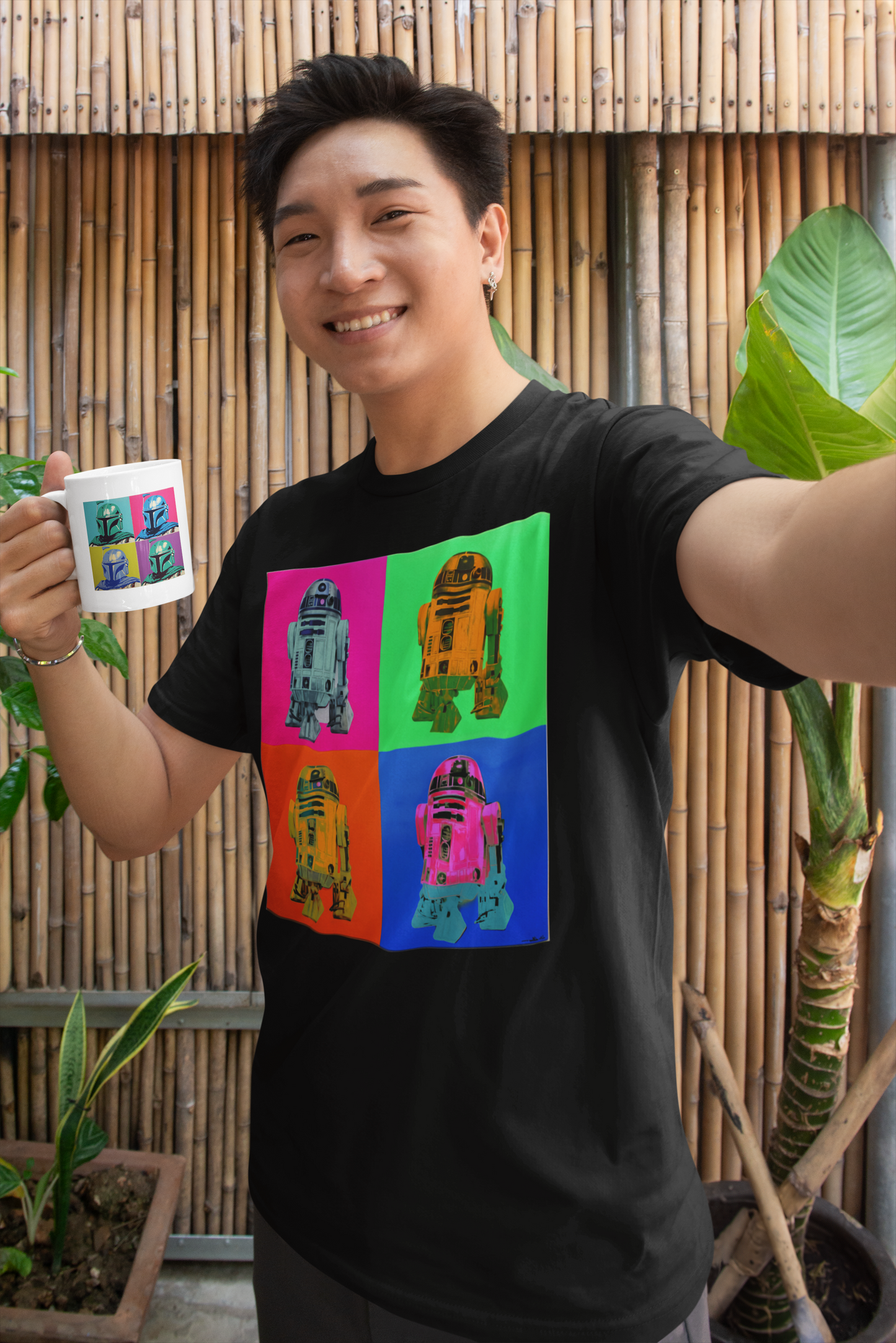 Mug - MANDOLORIAN-Inspired Ceramic Mug, Unique Star Wars Coffee Cup, Geeky Gift, 11oz & 15oz