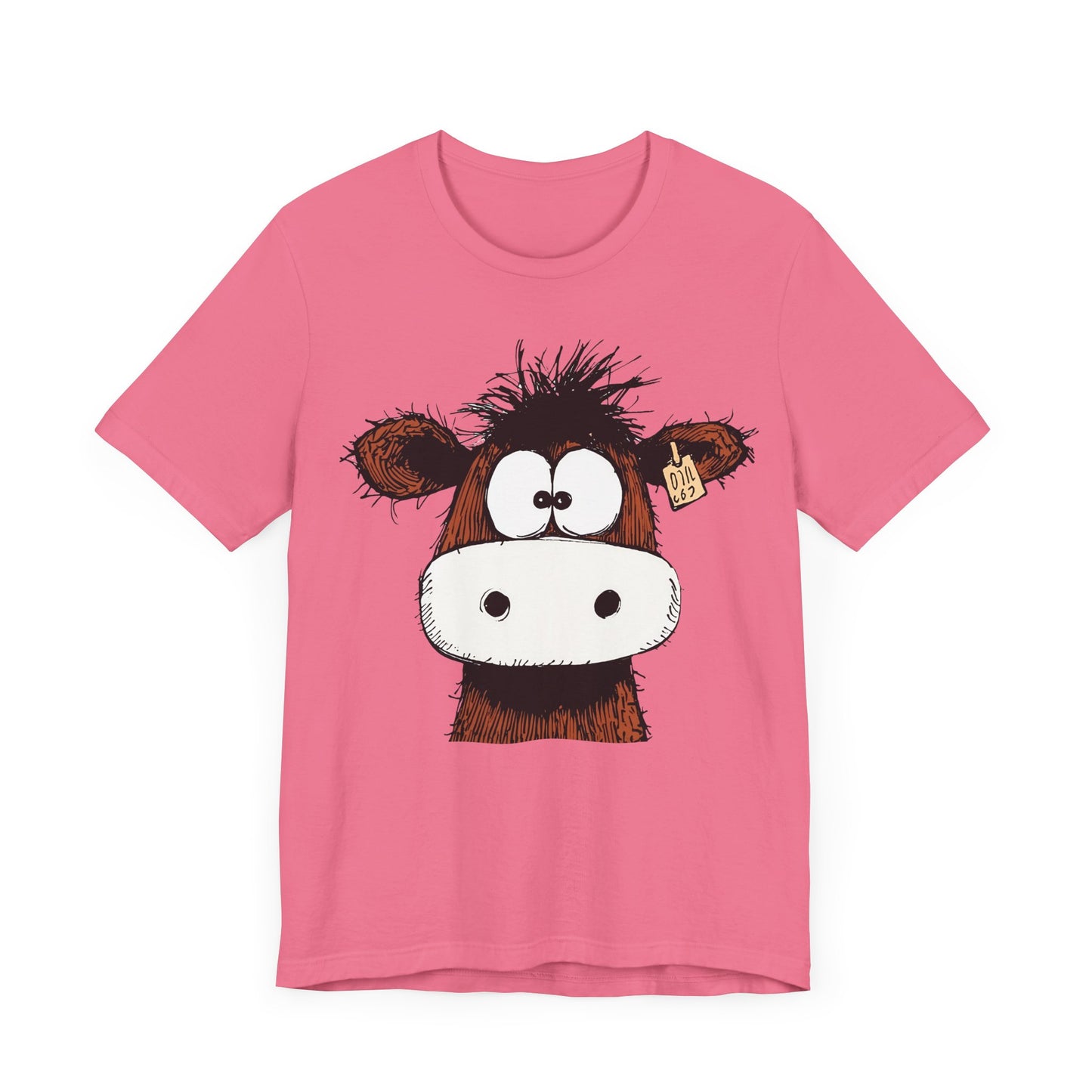Funny Cow Graphic Tee - Unisex Jersey Short Sleeve T-Shirt