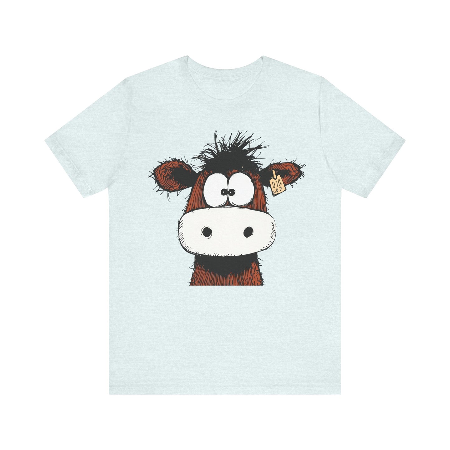 Funny Cow Graphic Tee - Unisex Jersey Short Sleeve T-Shirt