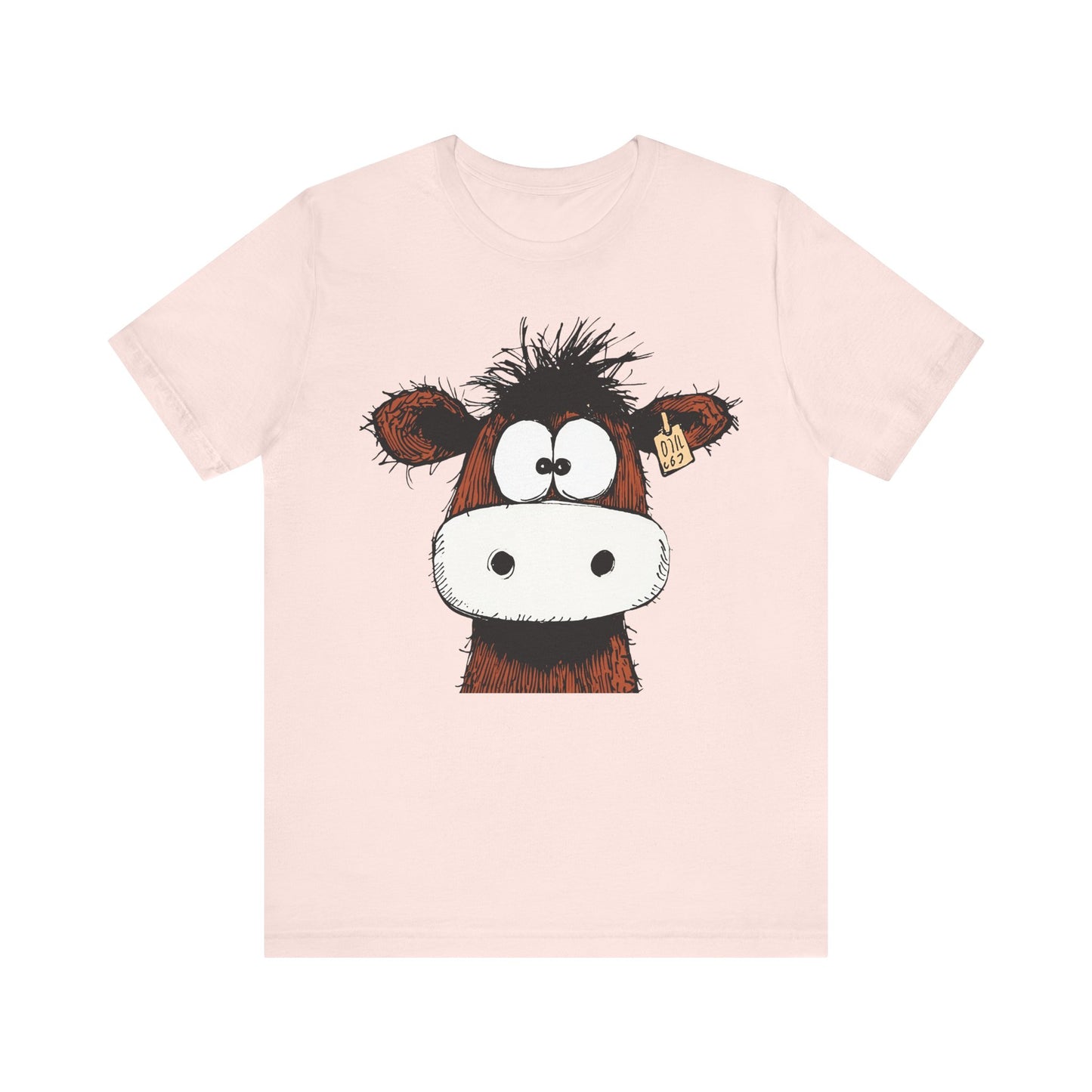 Funny Cow Graphic Tee - Unisex Jersey Short Sleeve T-Shirt