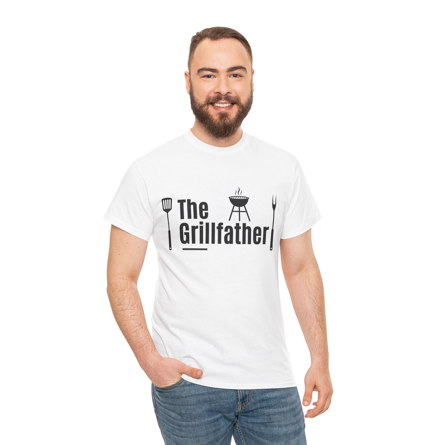T-Shirt The Grillfather - Perfect Gift for BBQ Lovers, Fathers Day, Dad