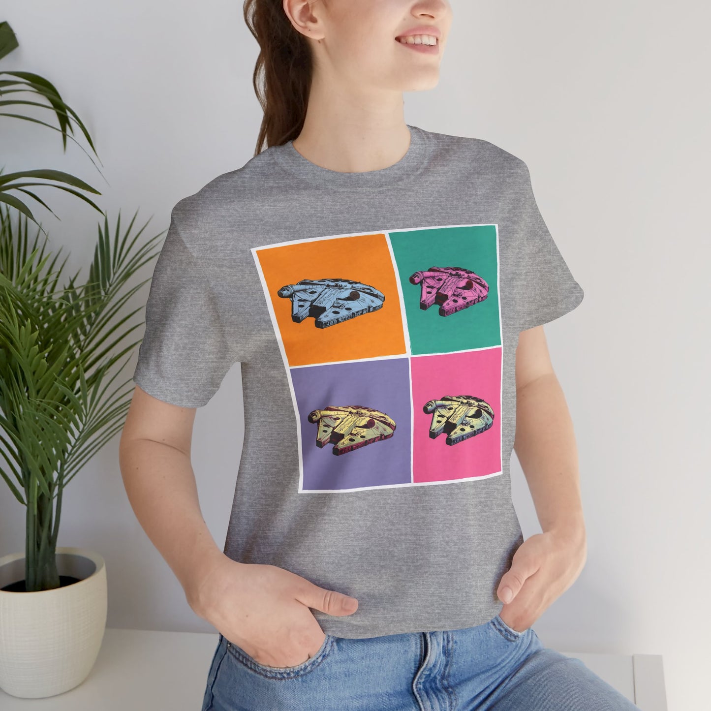 MILLENEUM FALCON - POP ART -T