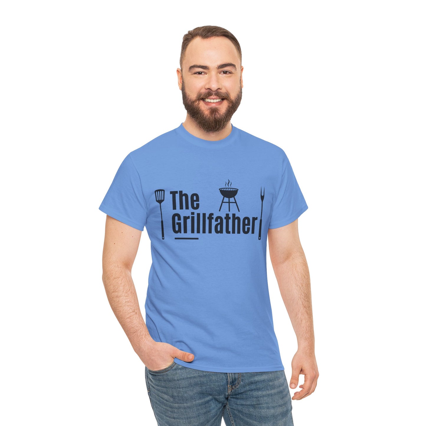 T-Shirt The Grillfather - Perfect Gift for BBQ Lovers, Fathers Day, Dad