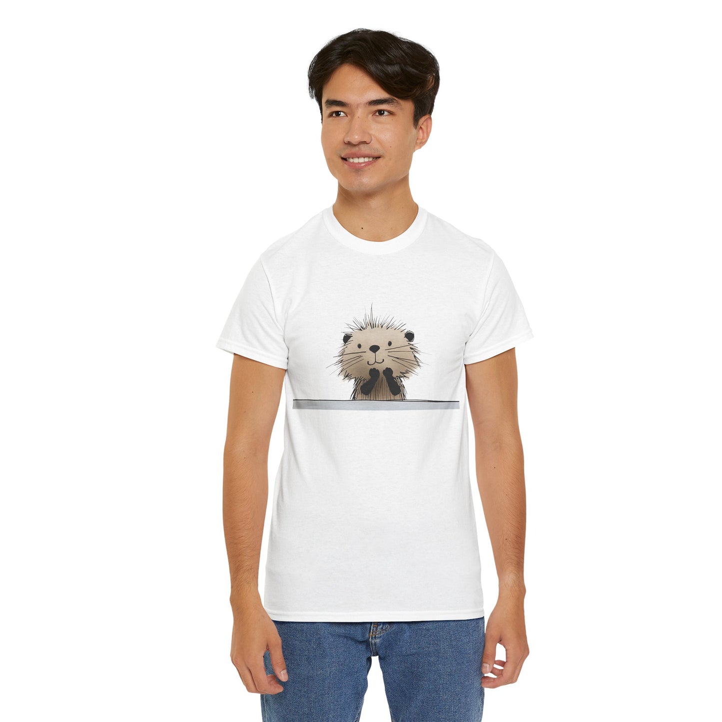 Sweet Little Beaver Graphic Unisex Heavy Cotton Tee
