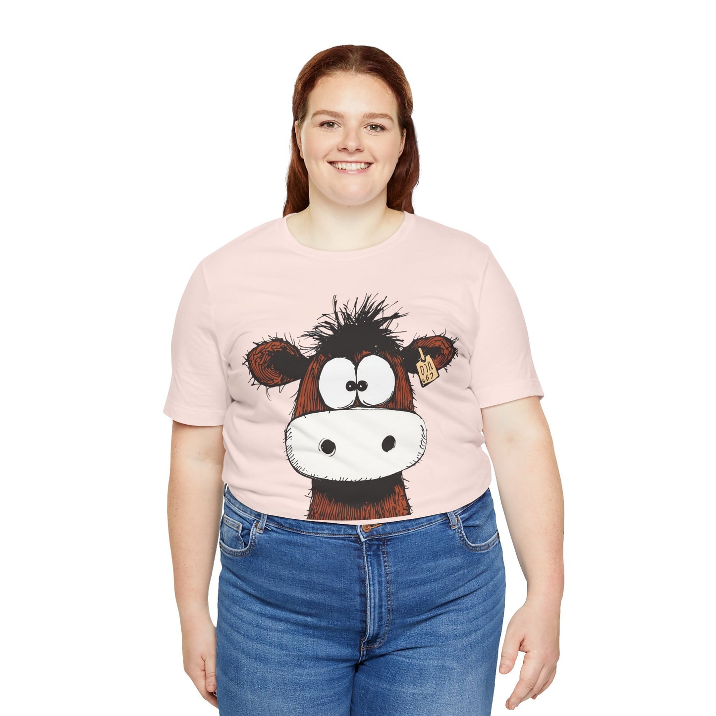 Funny Cow Graphic Tee - Unisex Jersey Short Sleeve T-Shirt