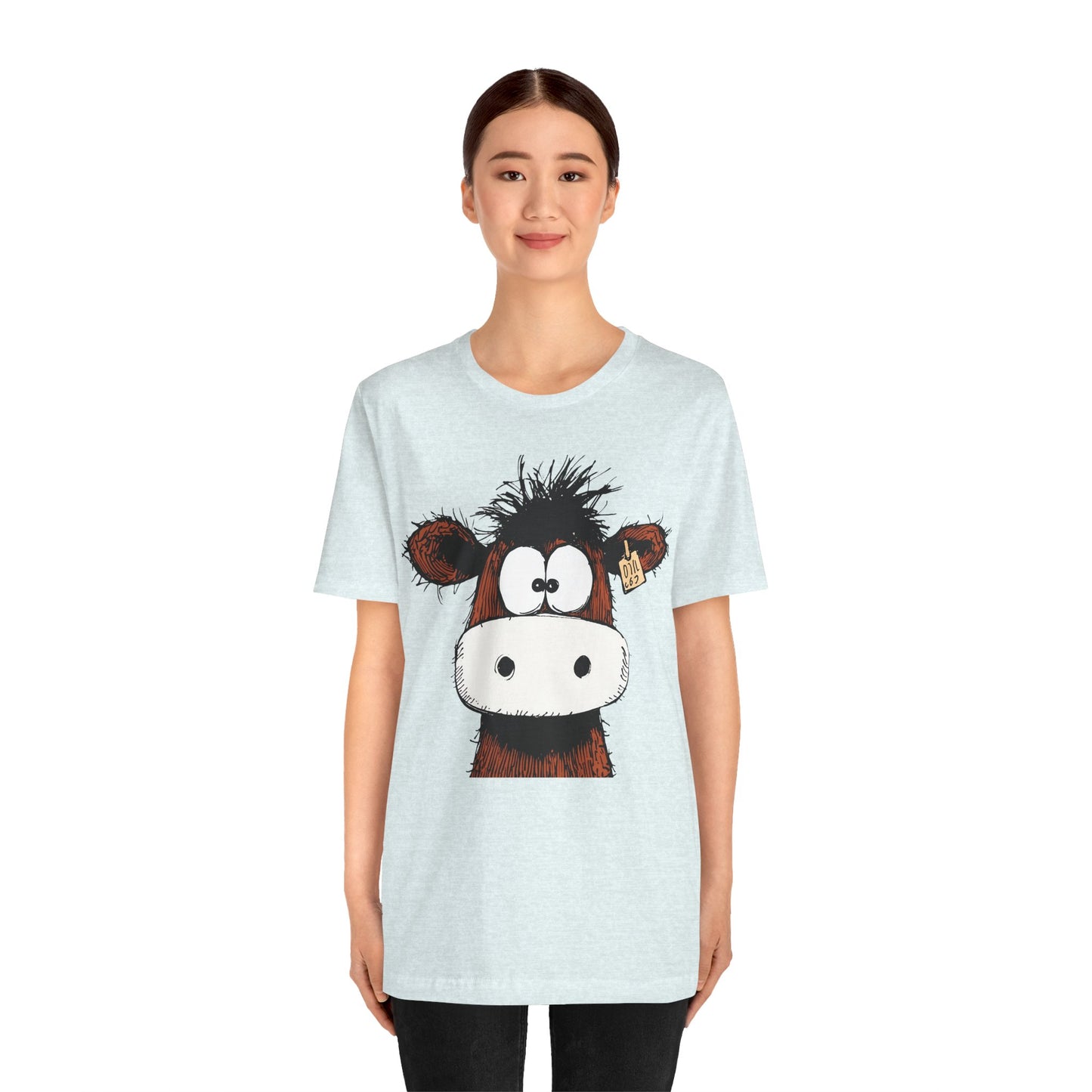Funny Cow Graphic Tee - Unisex Jersey Short Sleeve T-Shirt