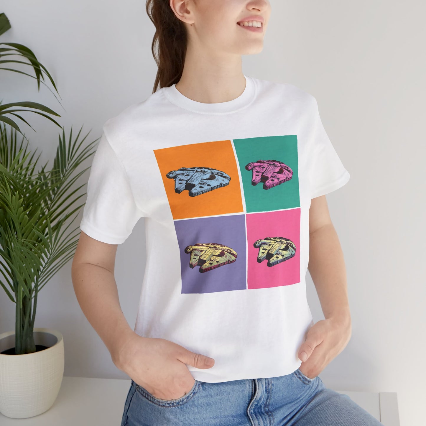 MILLENEUM FALCON - POP ART -T