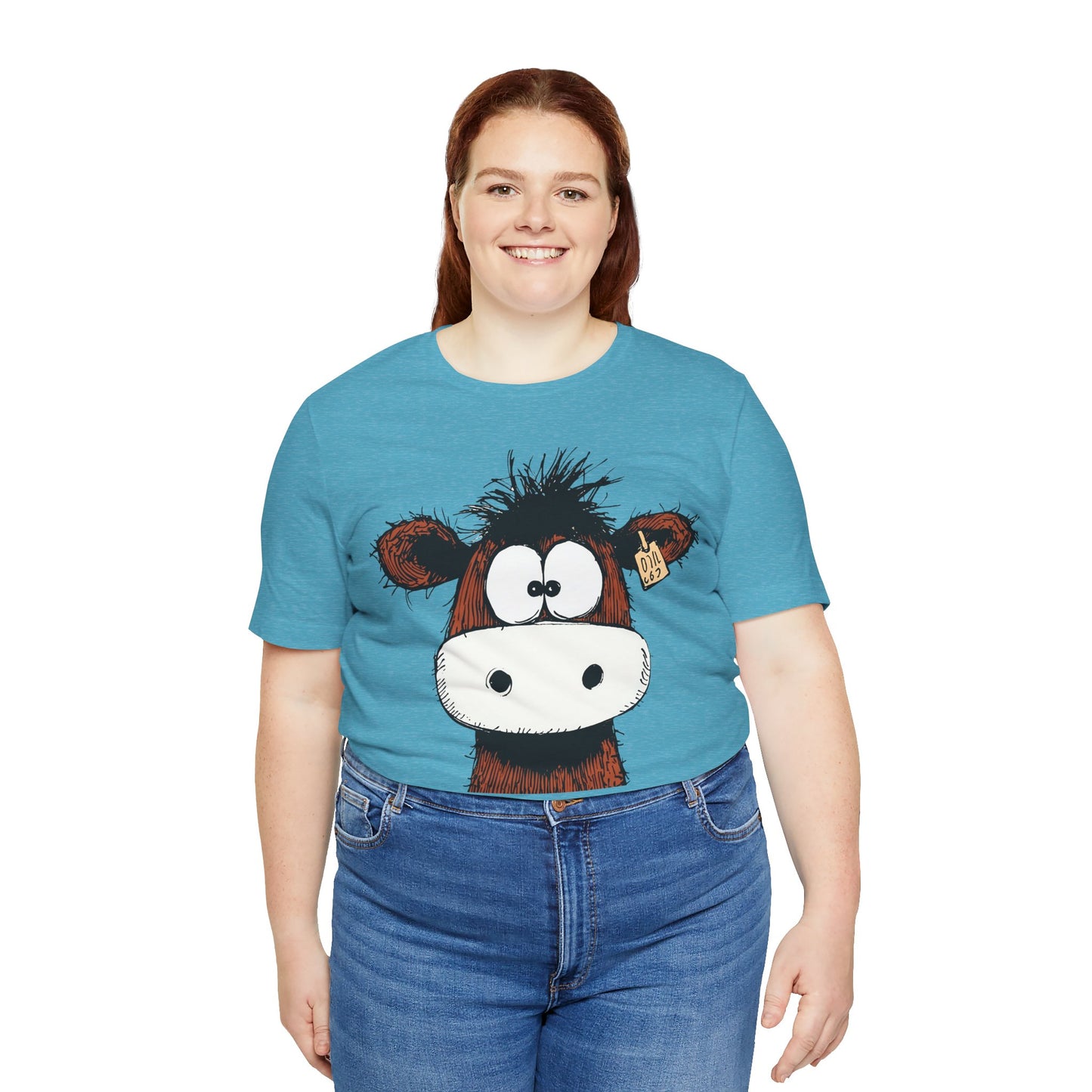 Funny Cow Graphic Tee - Unisex Jersey Short Sleeve T-Shirt