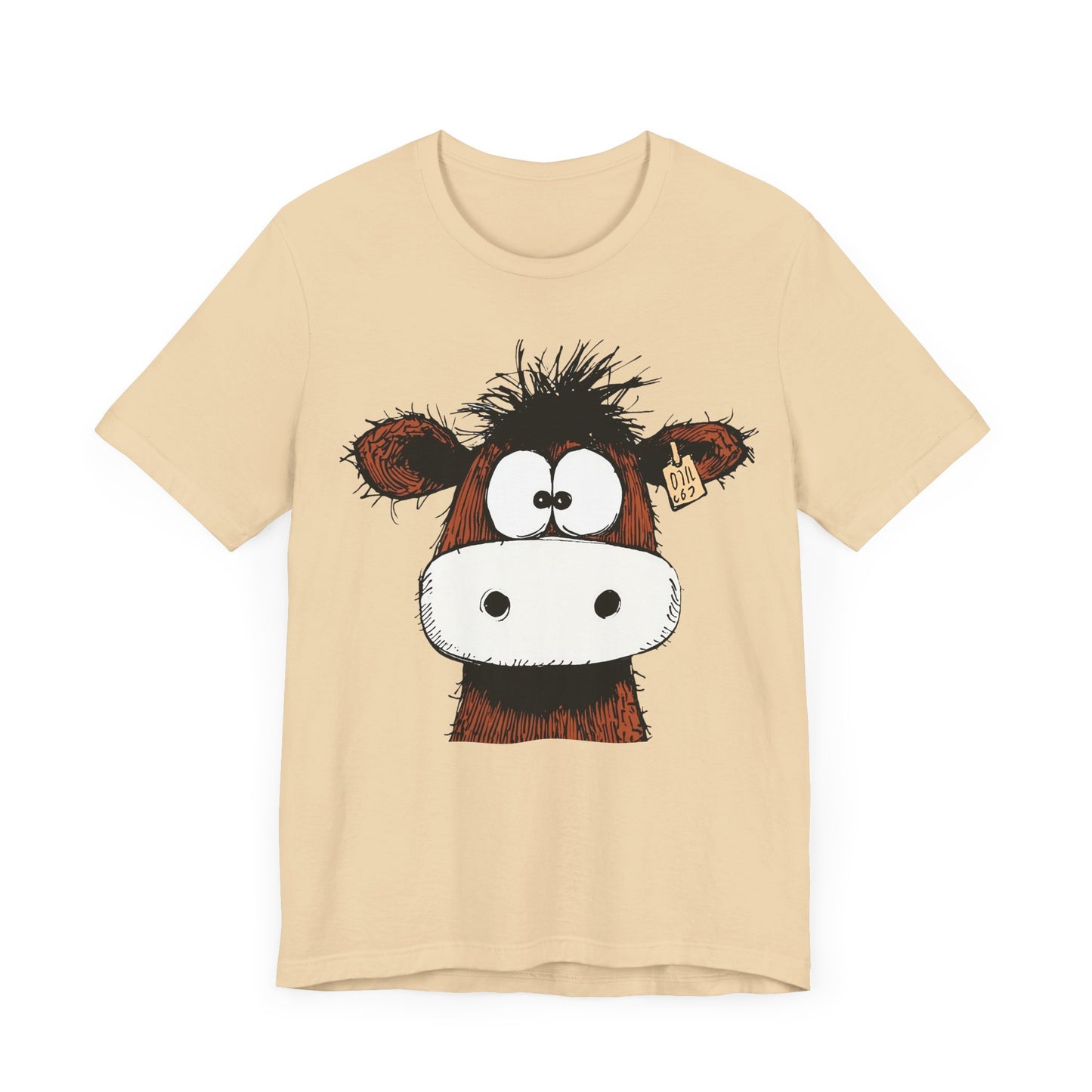 Funny Cow Graphic Tee - Unisex Jersey Short Sleeve T-Shirt