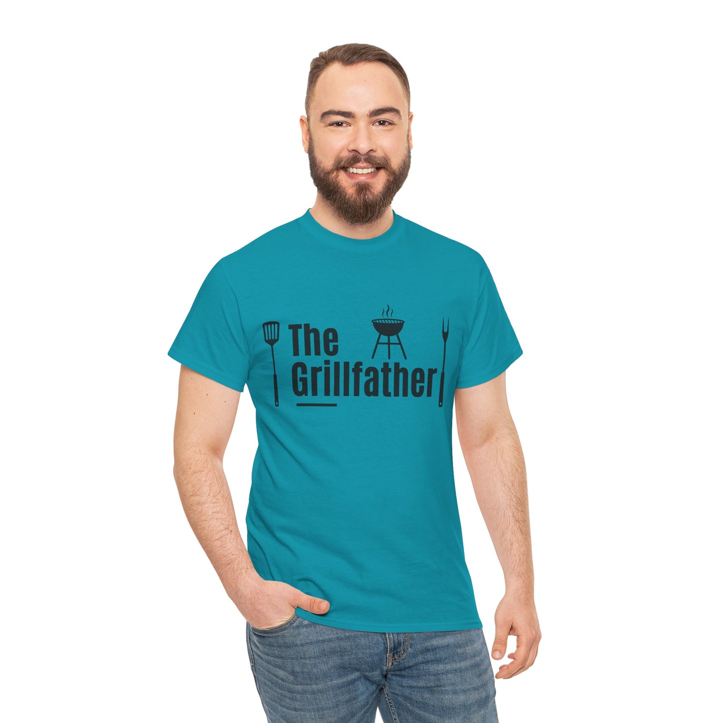 T-Shirt The Grillfather - Perfect Gift for BBQ Lovers, Fathers Day, Dad