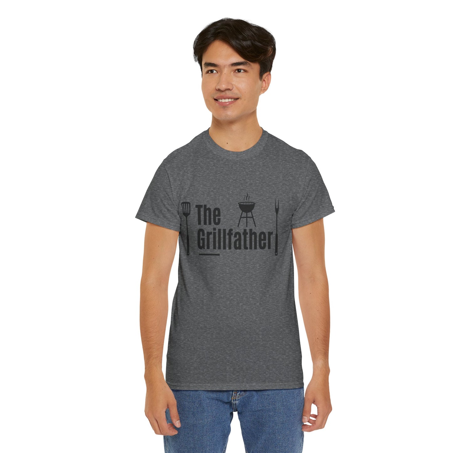 T-Shirt The Grillfather - Perfect Gift for BBQ Lovers, Fathers Day, Dad