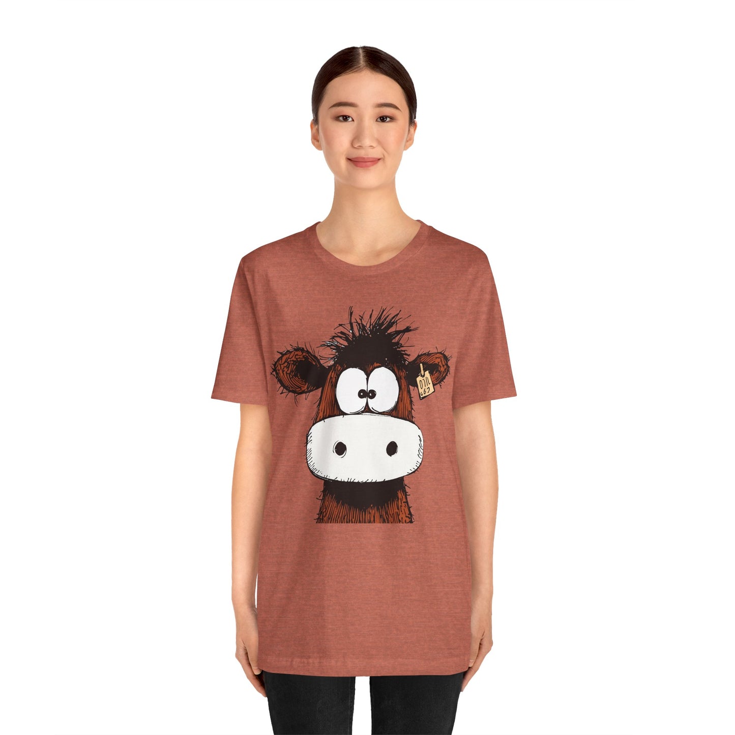 Funny Cow Graphic Tee - Unisex Jersey Short Sleeve T-Shirt