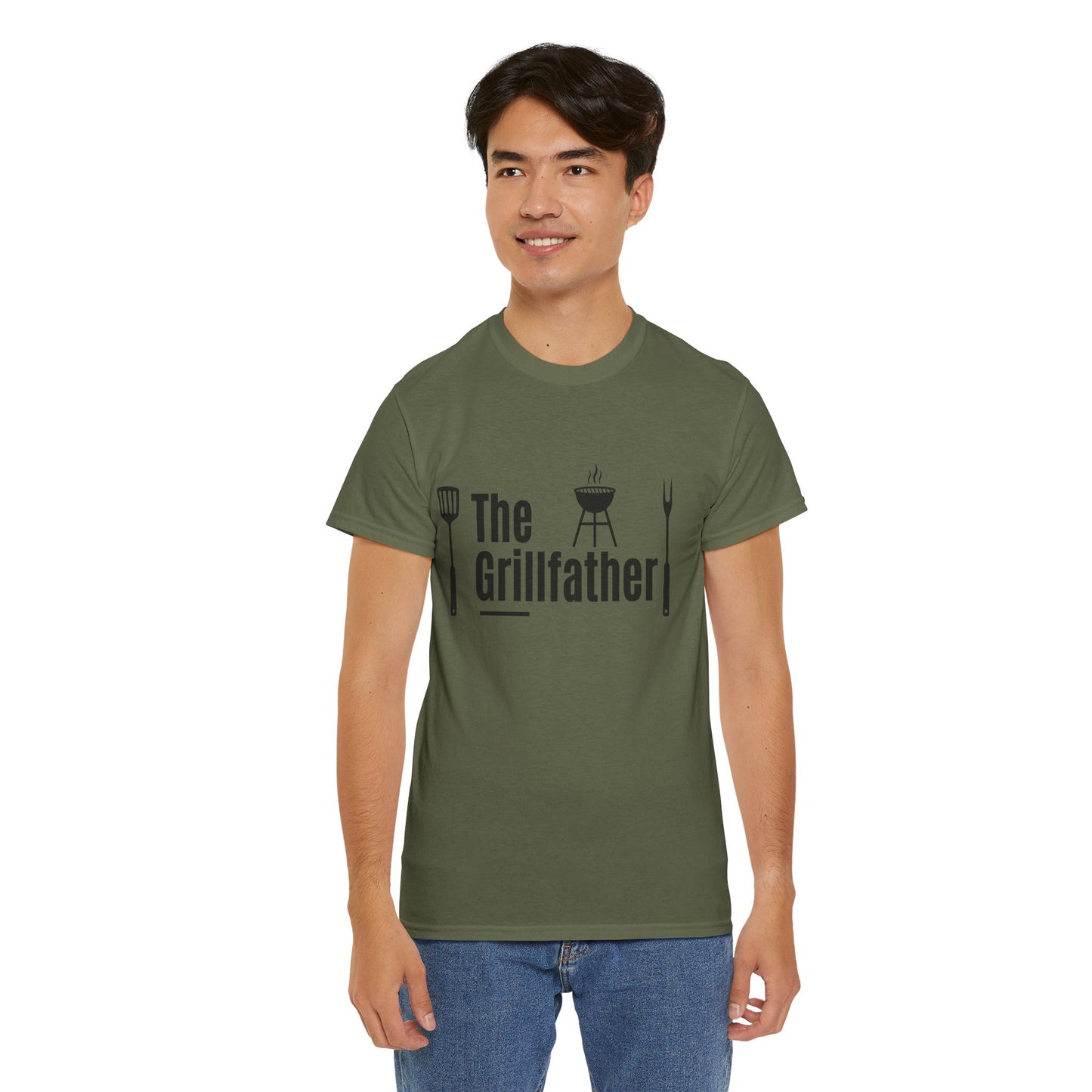 T-Shirt The Grillfather - Perfect Gift for BBQ Lovers, Fathers Day, Dad