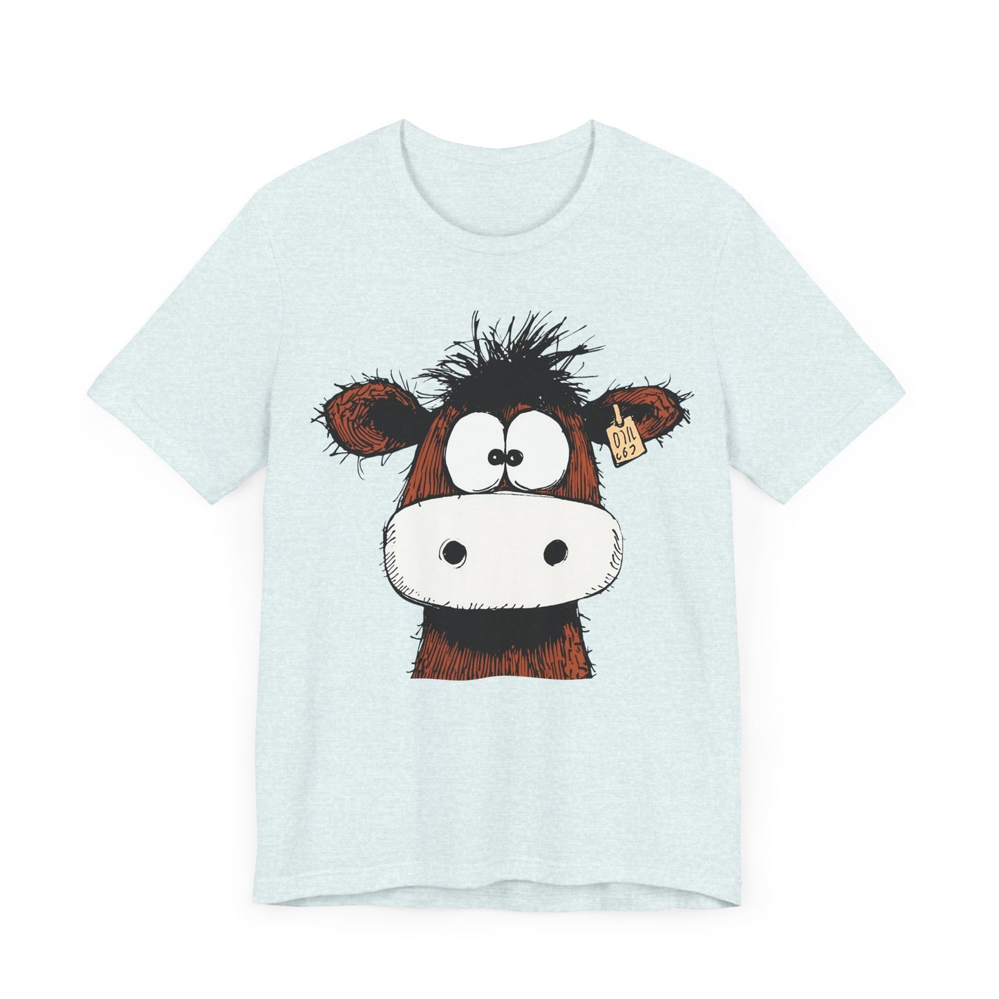 Funny Cow Graphic Tee - Unisex Jersey Short Sleeve T-Shirt