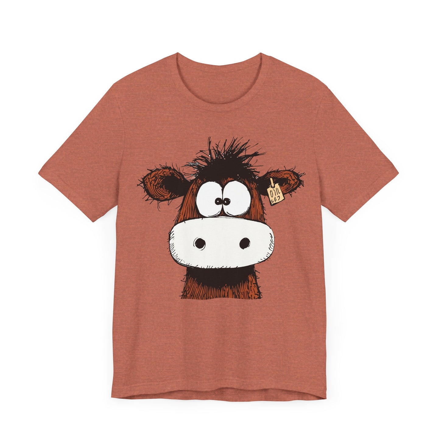 Funny Cow Graphic Tee - Unisex Jersey Short Sleeve T-Shirt