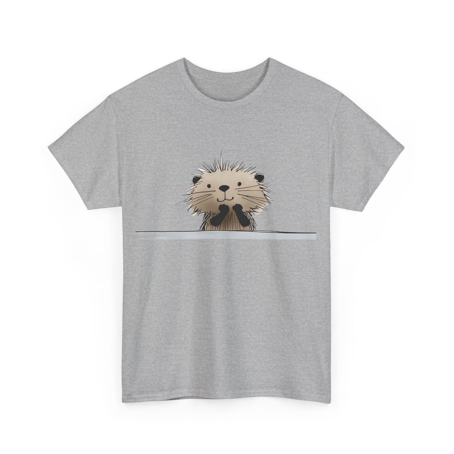 Sweet Little  Beaver Graphic Unisex Heavy Cotton Tee