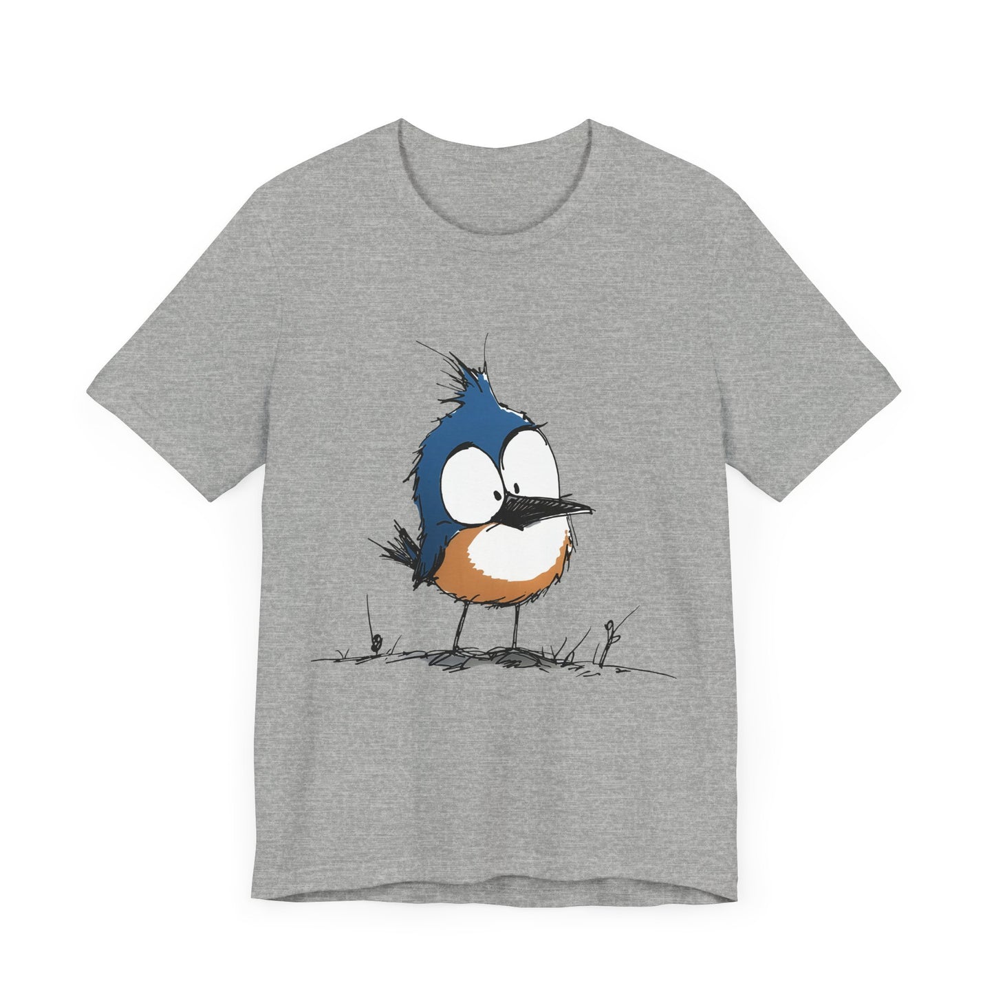 Cute Bluebird  Unisex Tee - Casual Wear for Nature Lovers