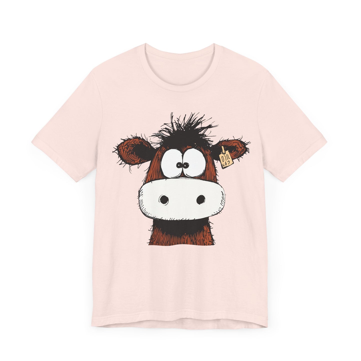 Funny Cow Graphic Tee - Unisex Jersey Short Sleeve T-Shirt