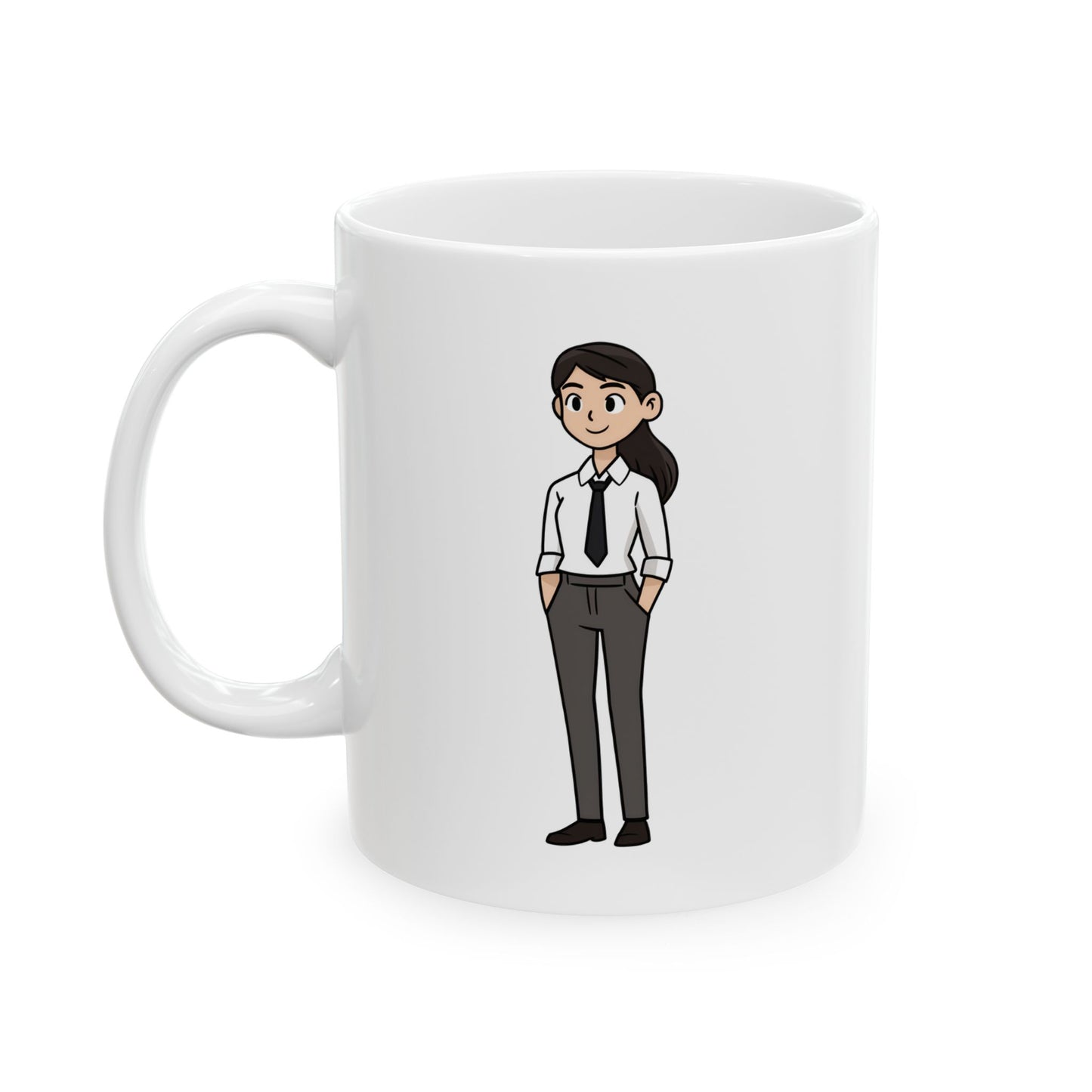 Office Girl Amy - Coffee/Tea Mug-11oz