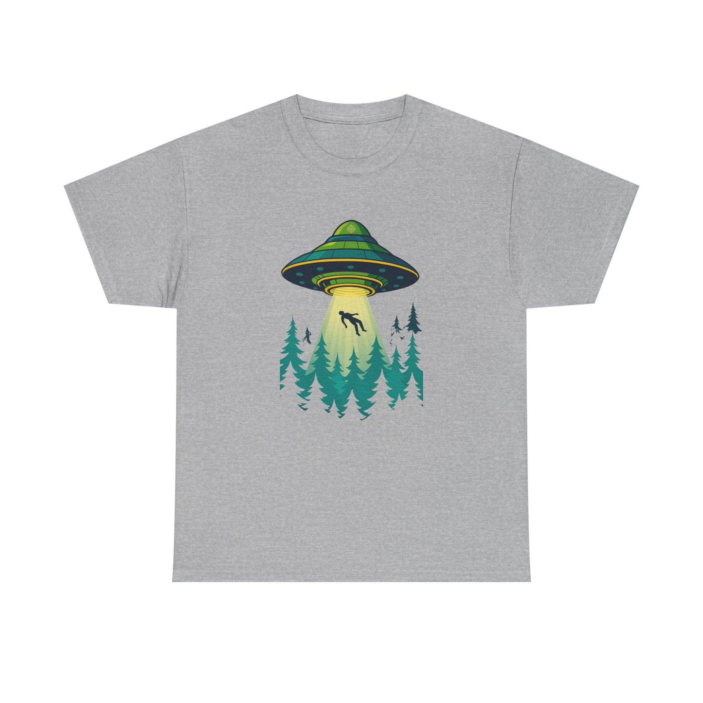 ALIEN UPLOAD - UFO Forest Adventure Unisex Tee