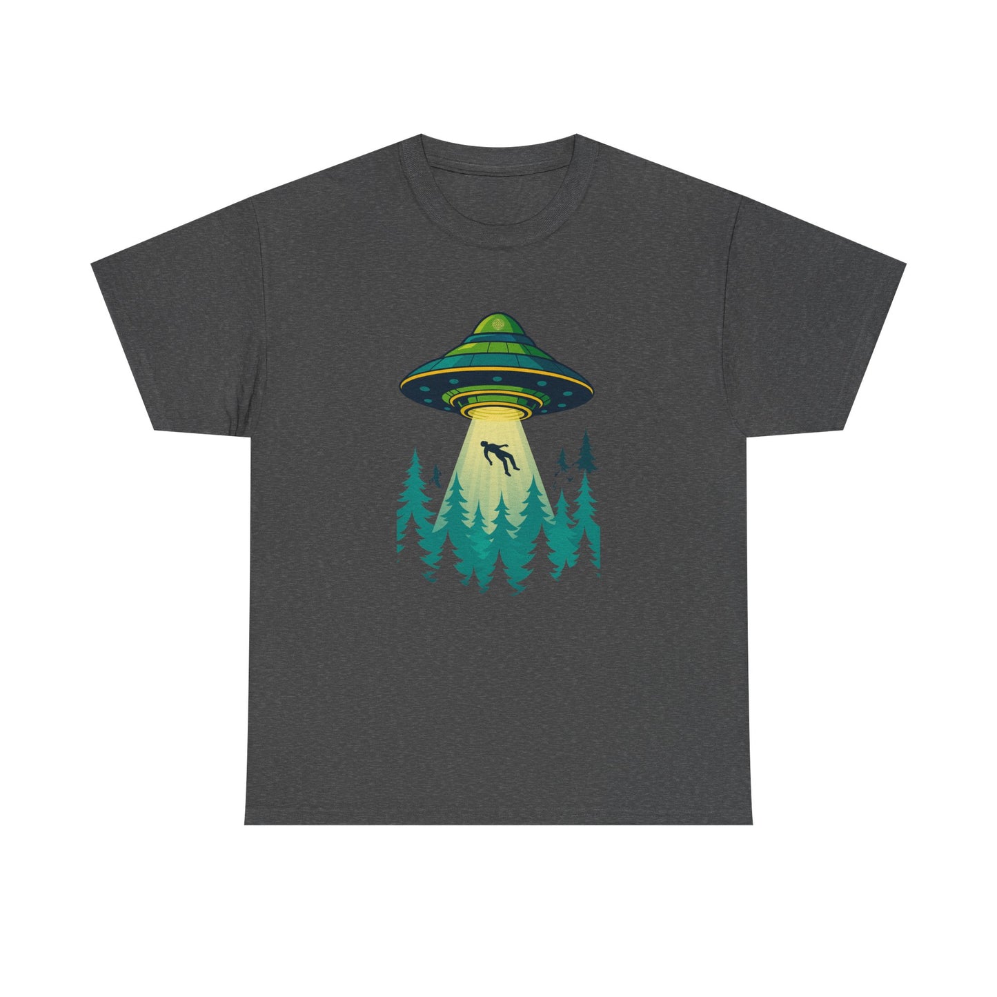 ALIEN UPLOAD - UFO Forest Adventure Unisex Tee