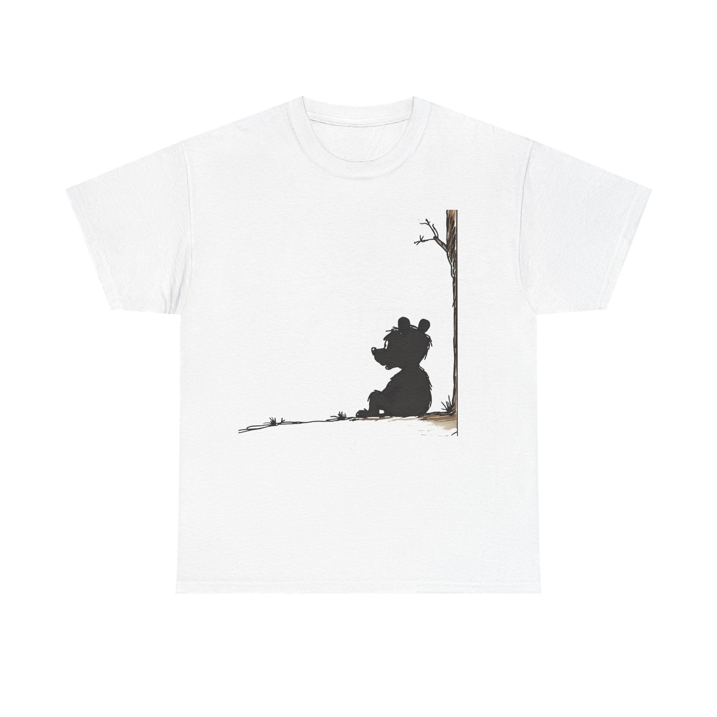 Cozy Bear Silhouette Tee for Nature Lovers