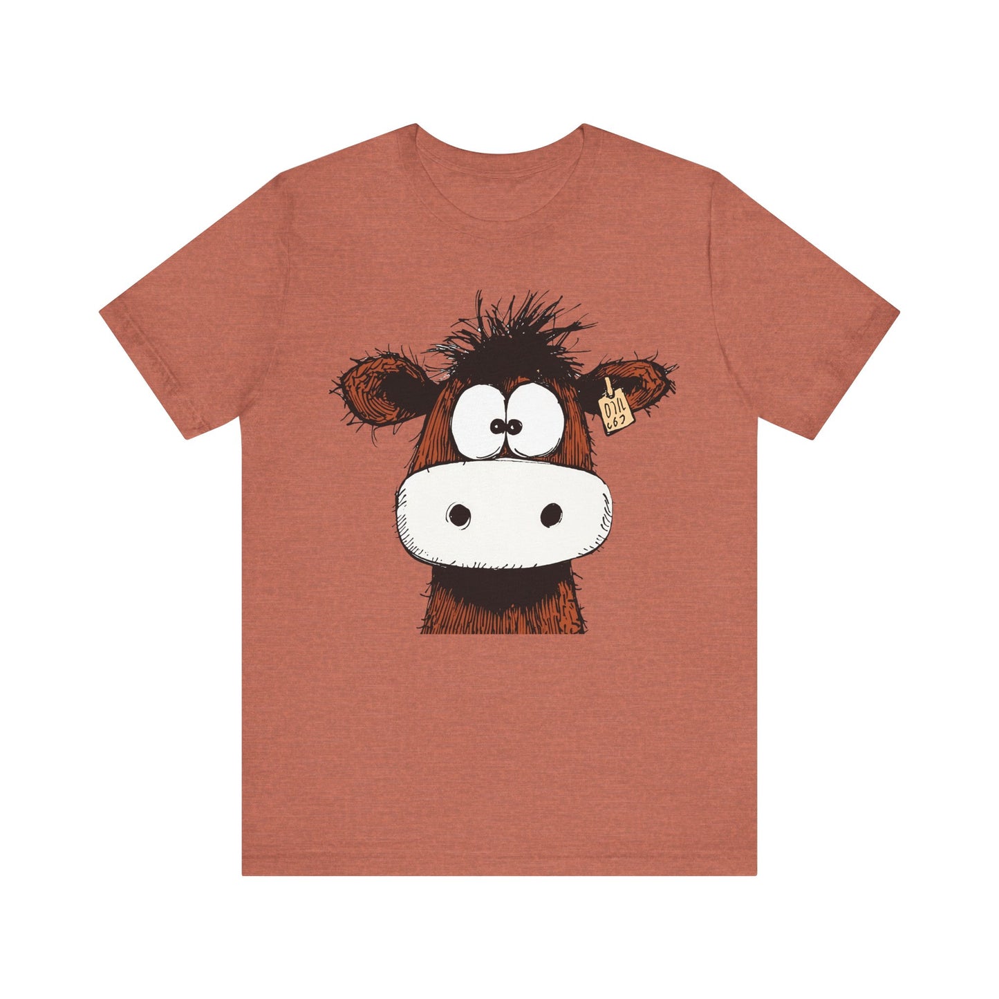 Funny Cow Graphic Tee - Unisex Jersey Short Sleeve T-Shirt