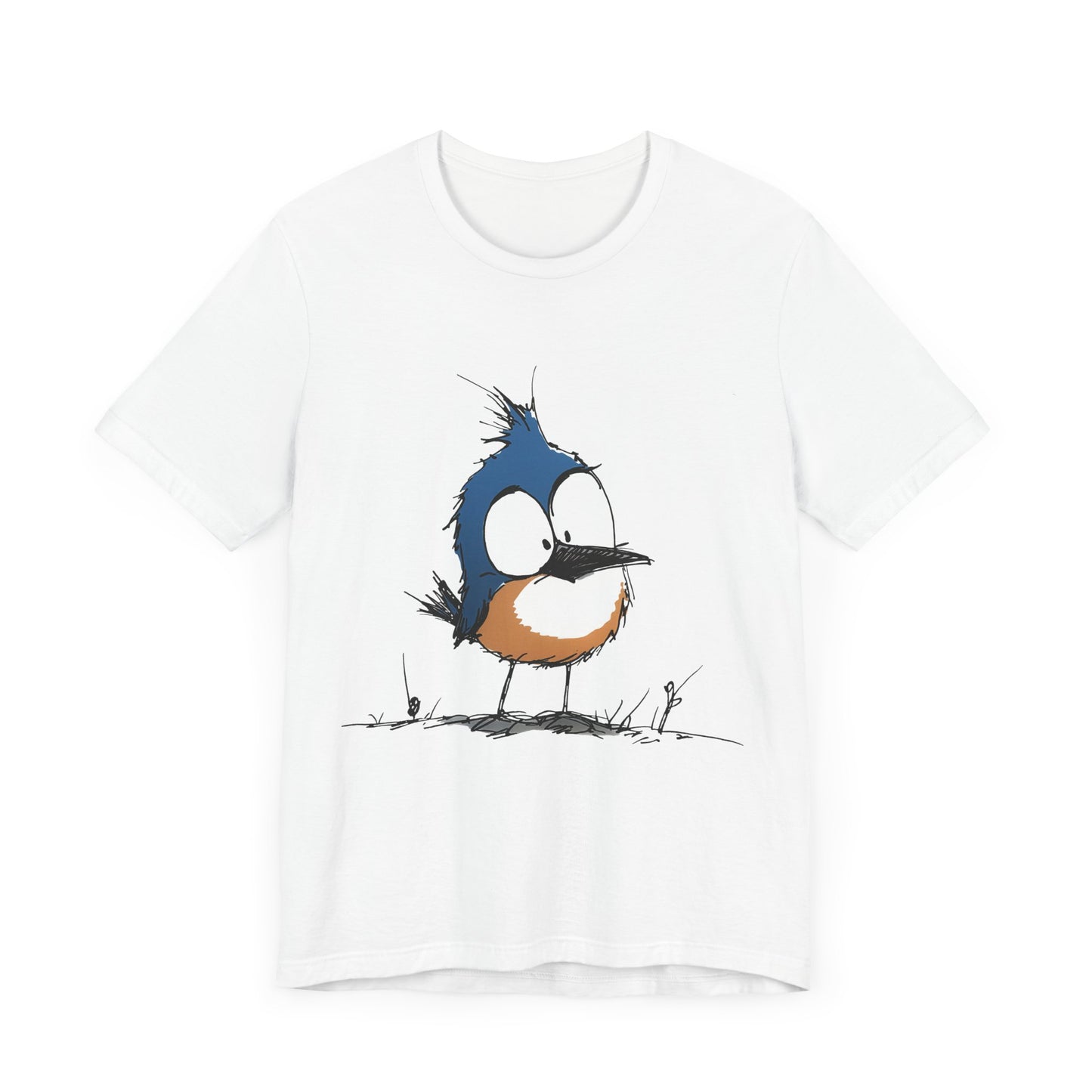 Cute Bluebird  Unisex Tee - Casual Wear for Nature Lovers