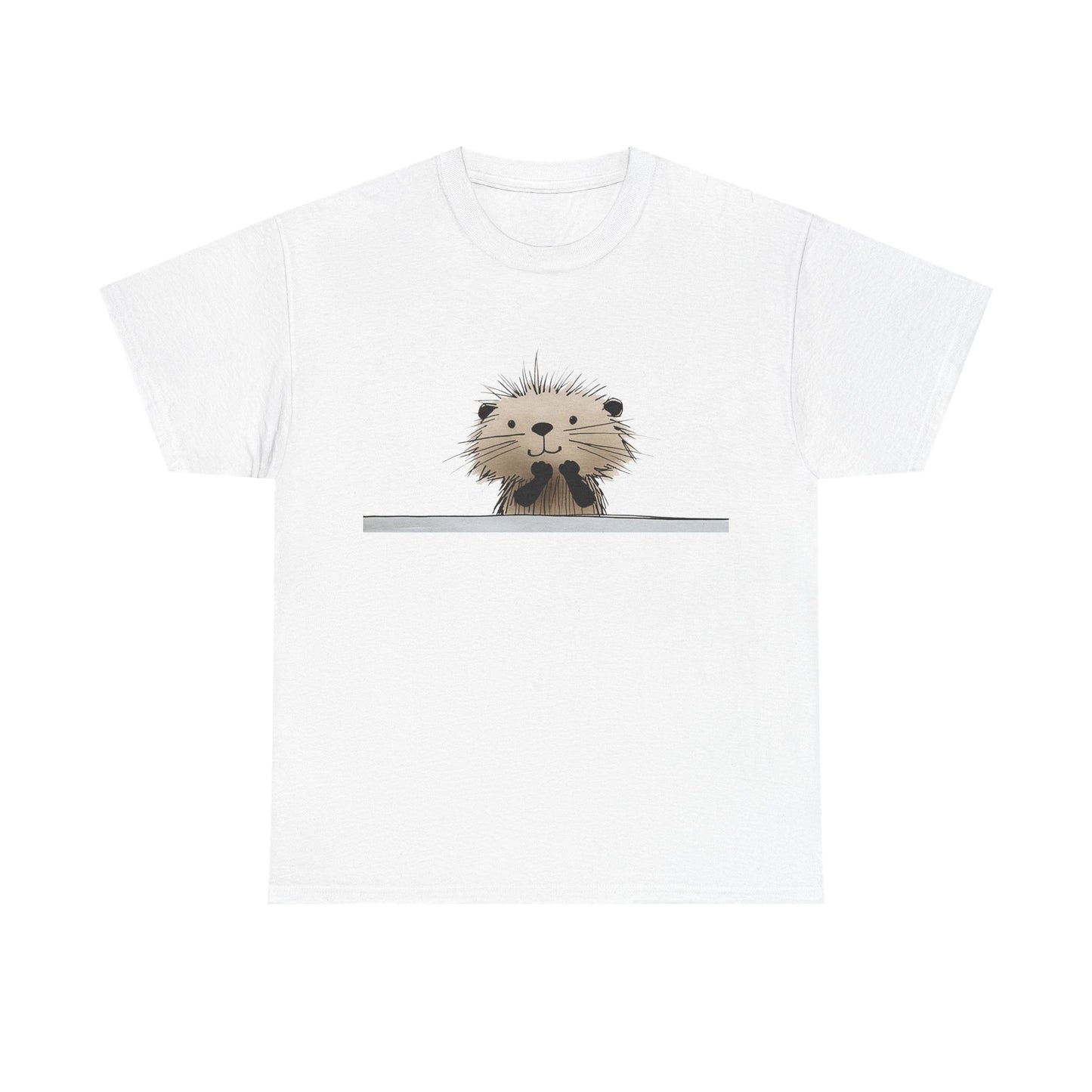 Sweet Little  Beaver Graphic Unisex Heavy Cotton Tee