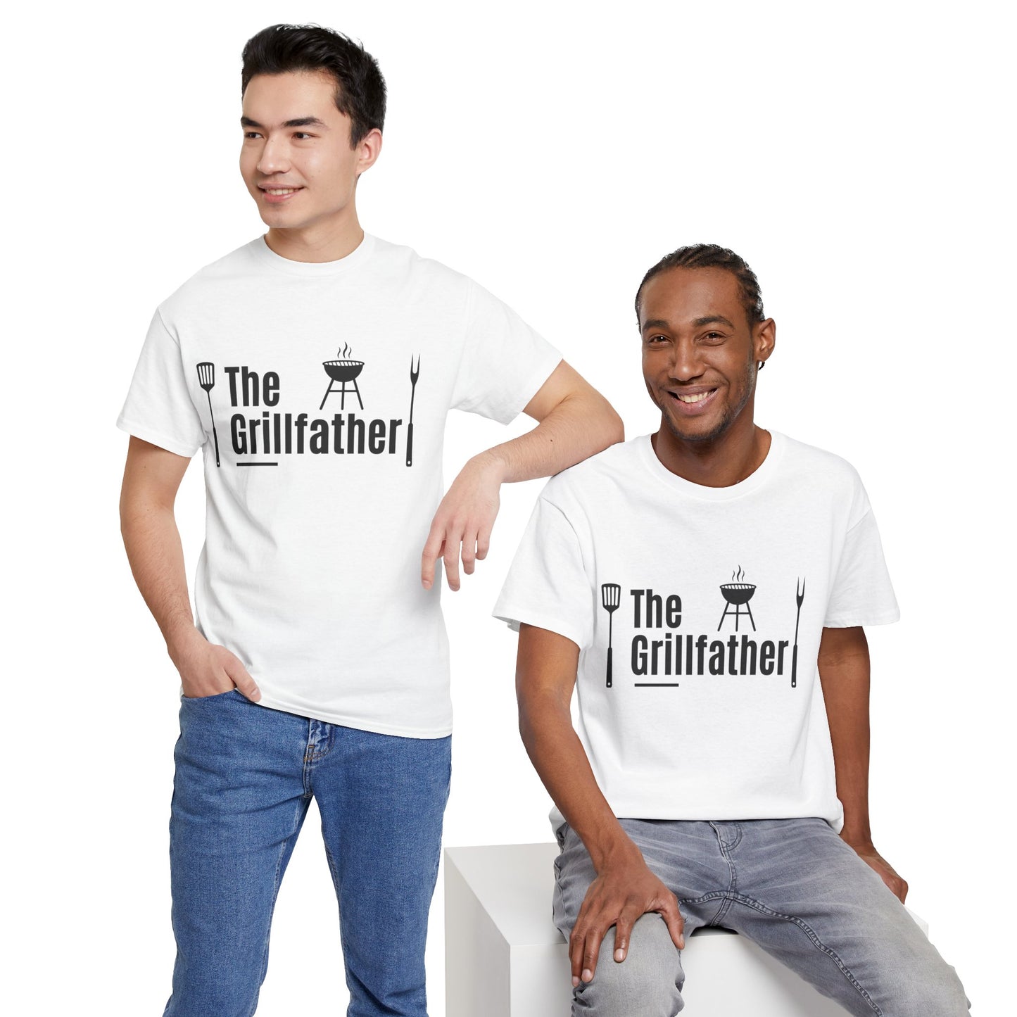 T-Shirt The Grillfather - Perfect Gift for BBQ Lovers, Fathers Day, Dad