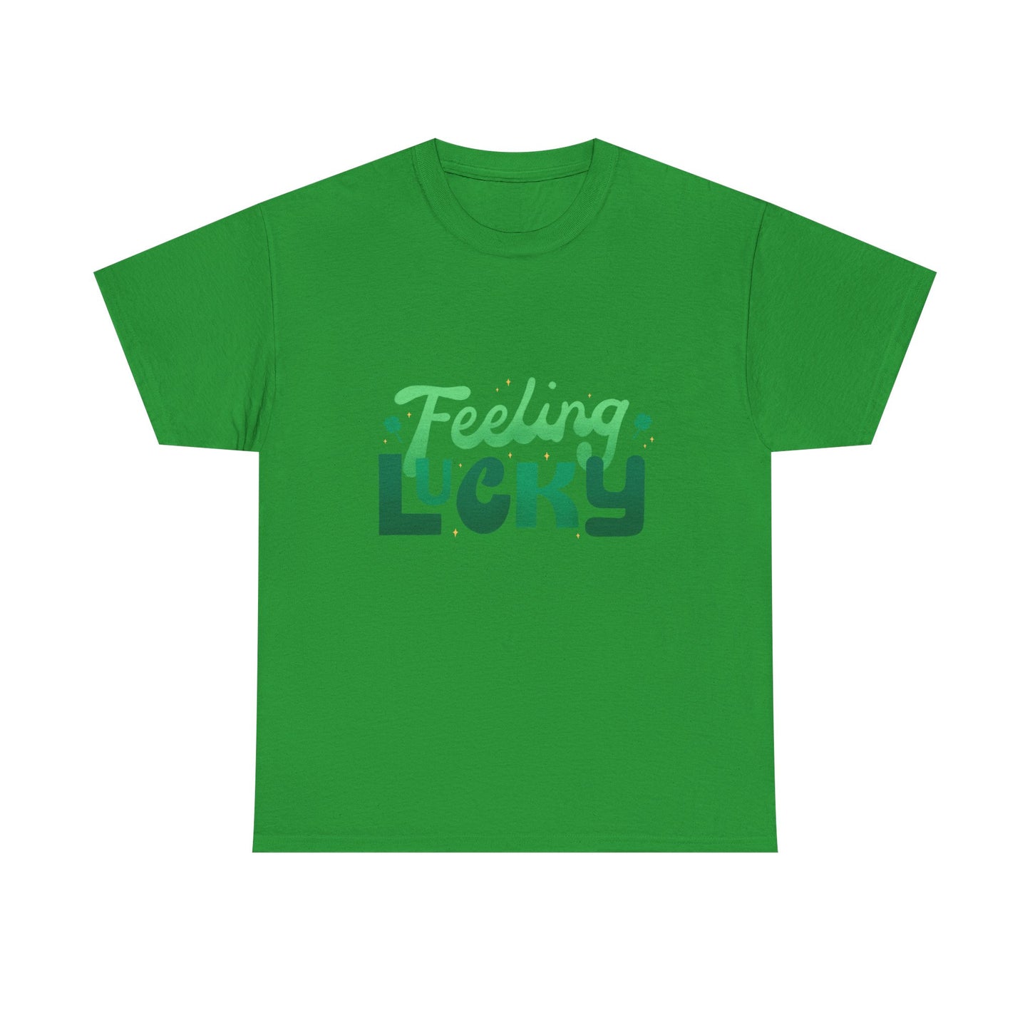 Feeling Lucky Unisex Heavy Cotton Tee - St. Patrick's Day Shirt