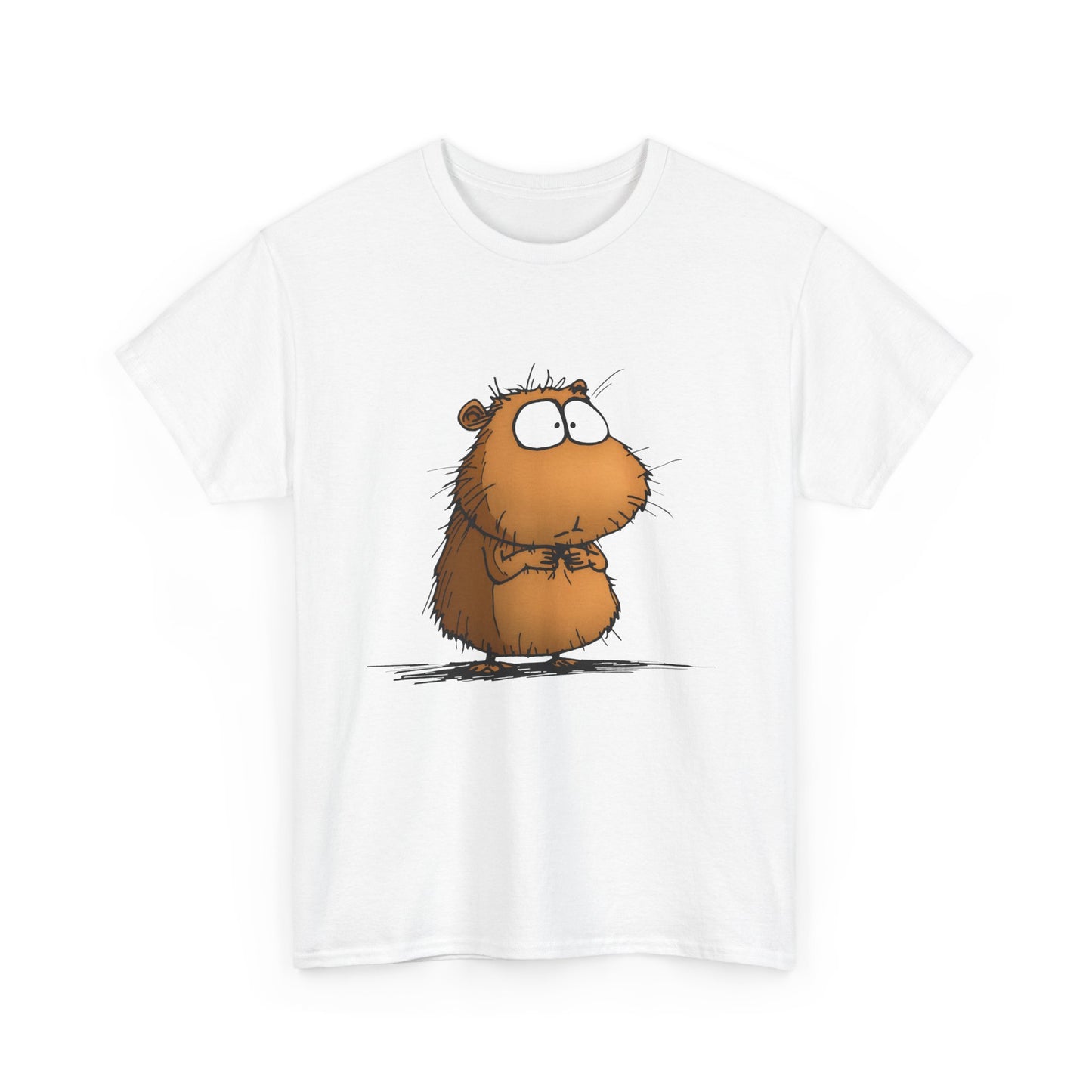 Cute Capybara - Unisex Heavy Cotton Tee