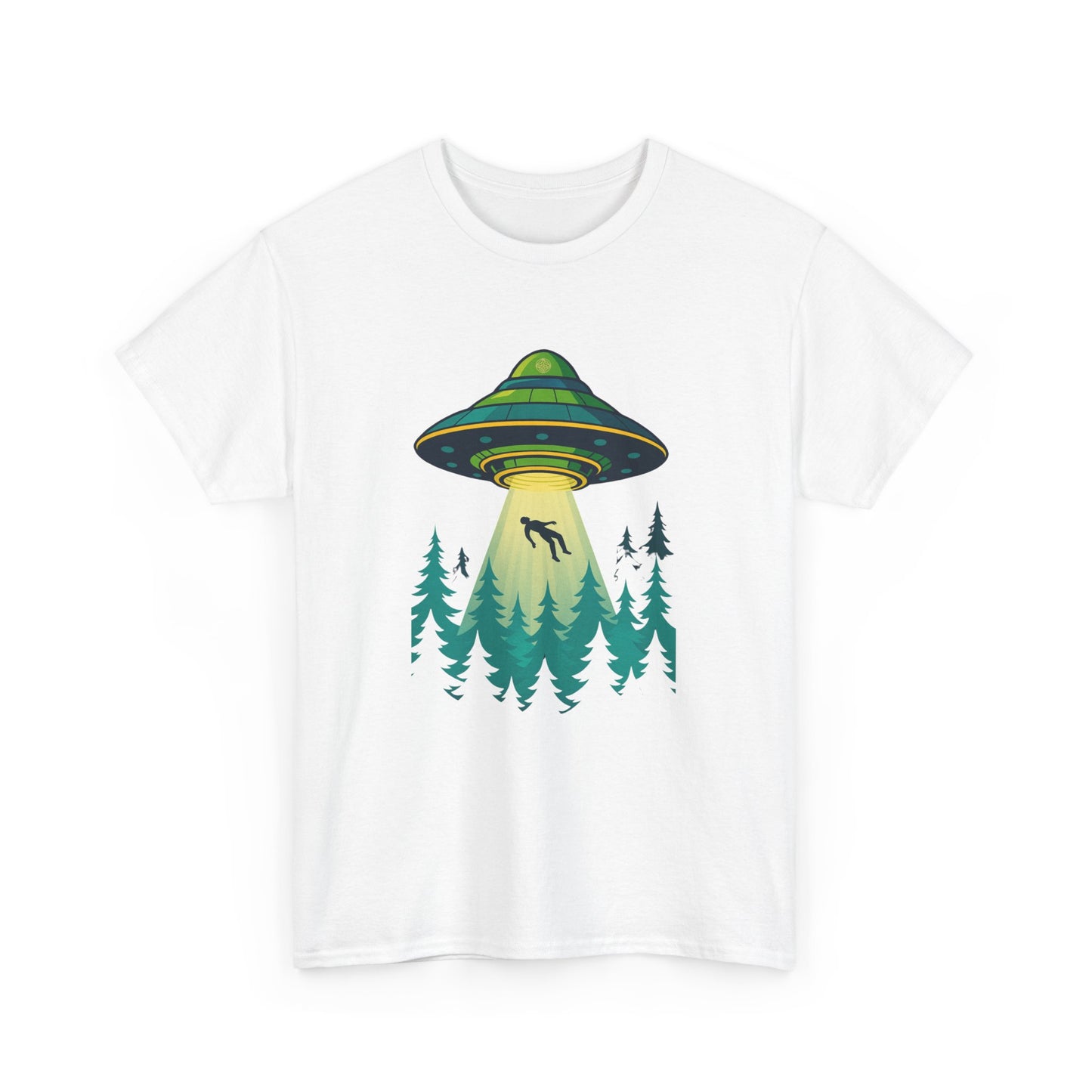 ALIEN UPLOAD - UFO Forest Adventure Unisex Tee