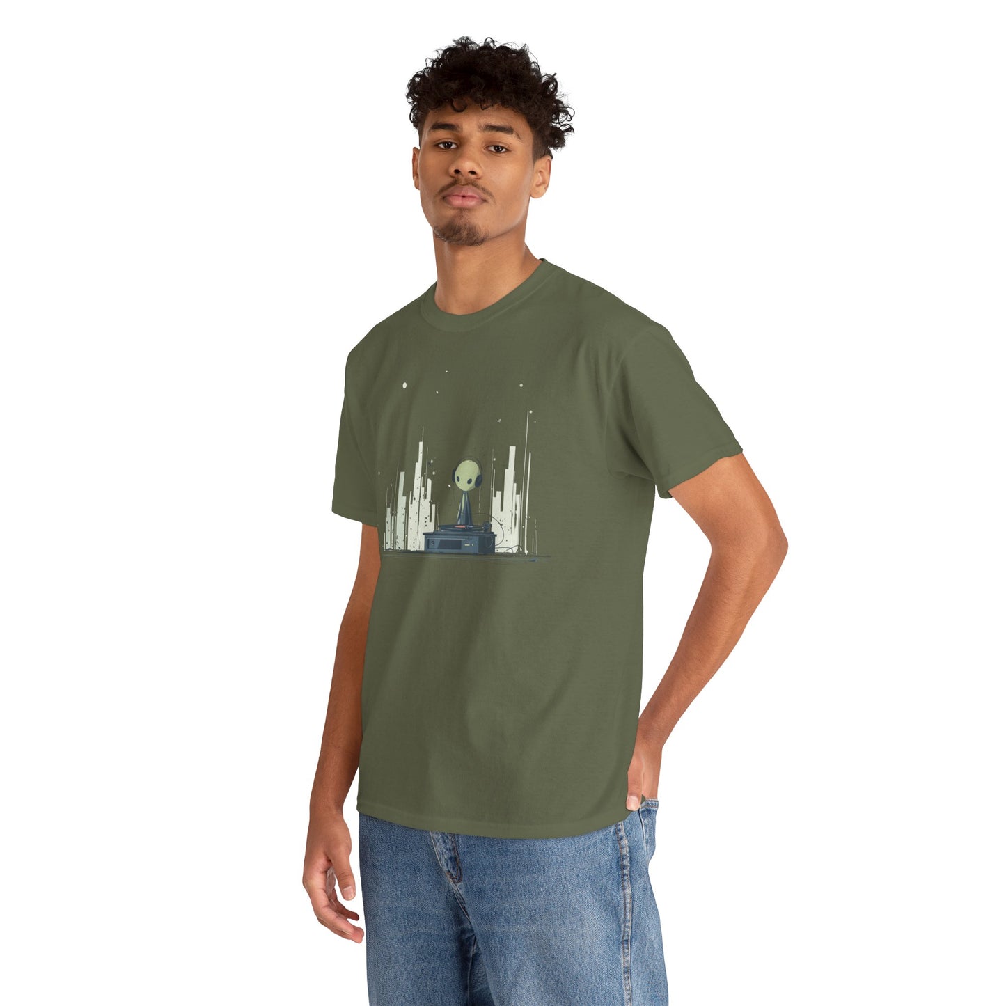 Alien Vibes - Alien DJ Shirt