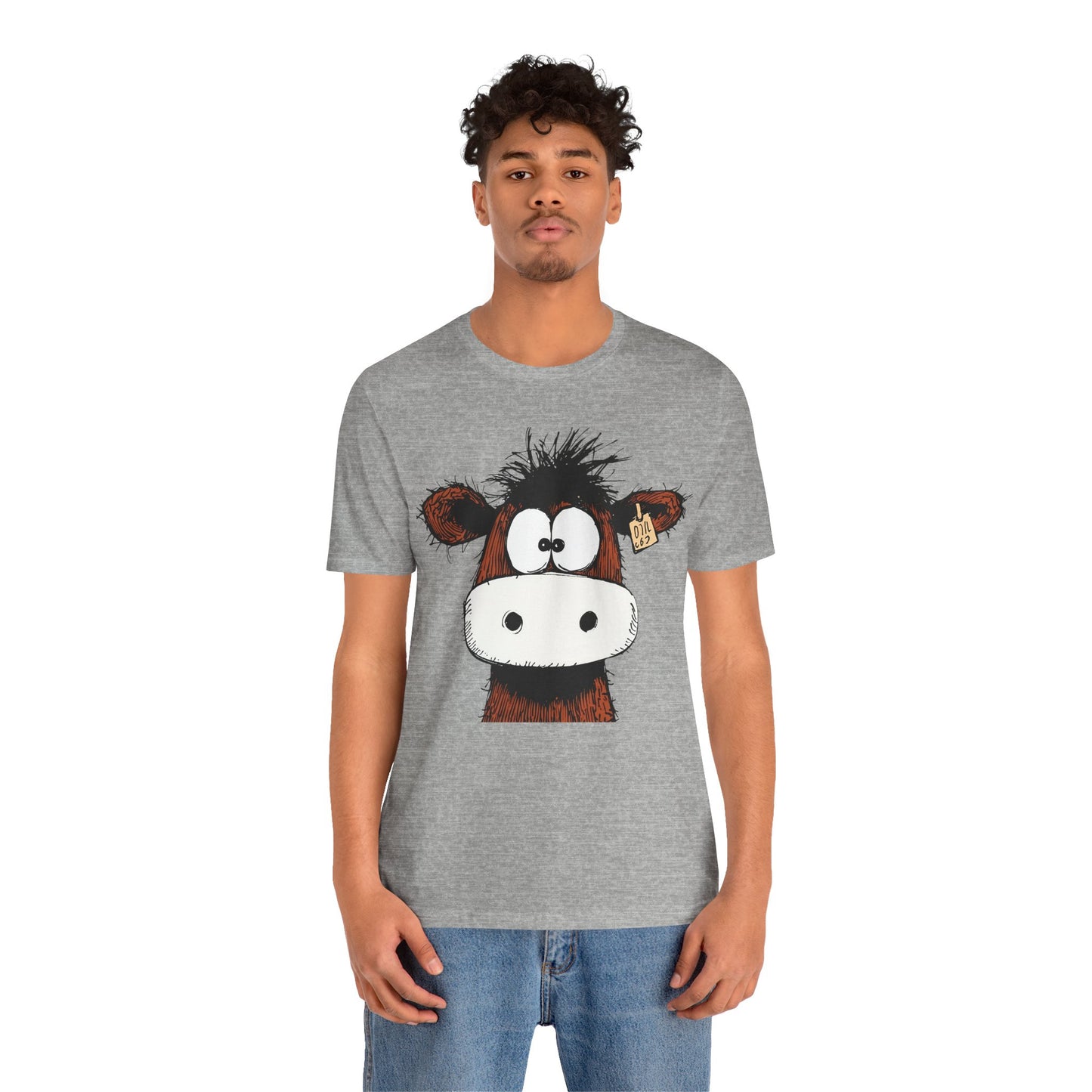 Funny Cow Graphic Tee - Unisex Jersey Short Sleeve T-Shirt