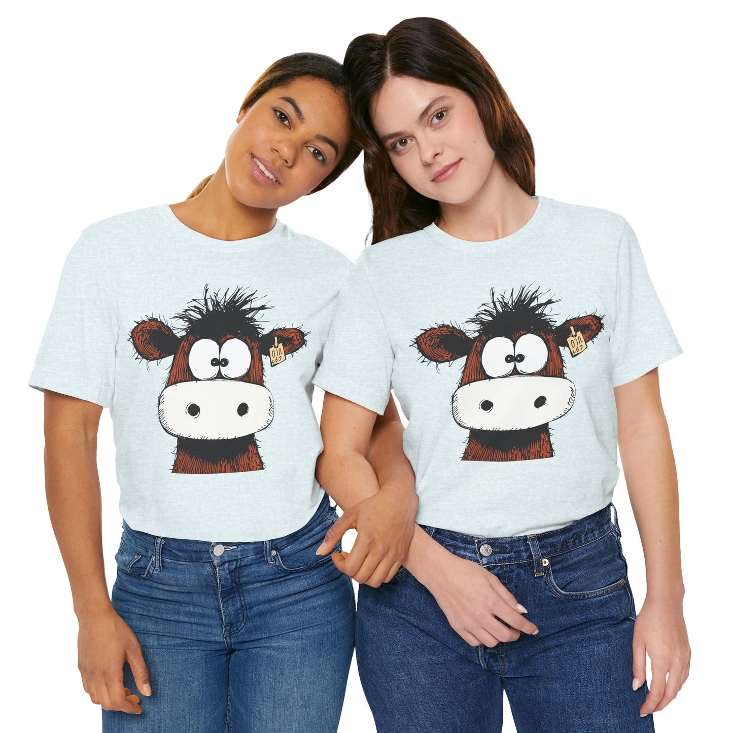 Funny Cow Graphic Tee - Unisex Jersey Short Sleeve T-Shirt