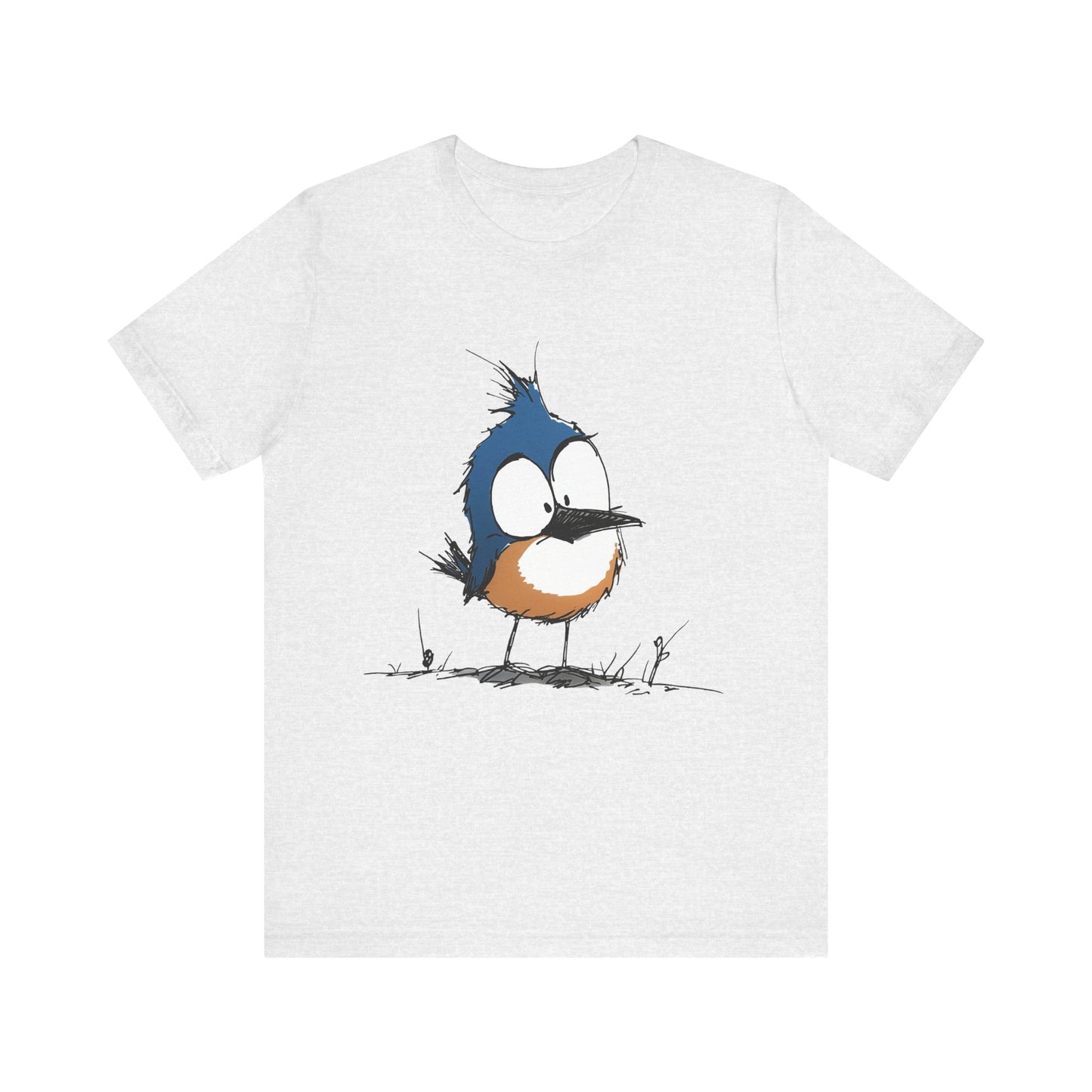 Cute Bluebird  Unisex Tee - Casual Wear for Nature Lovers